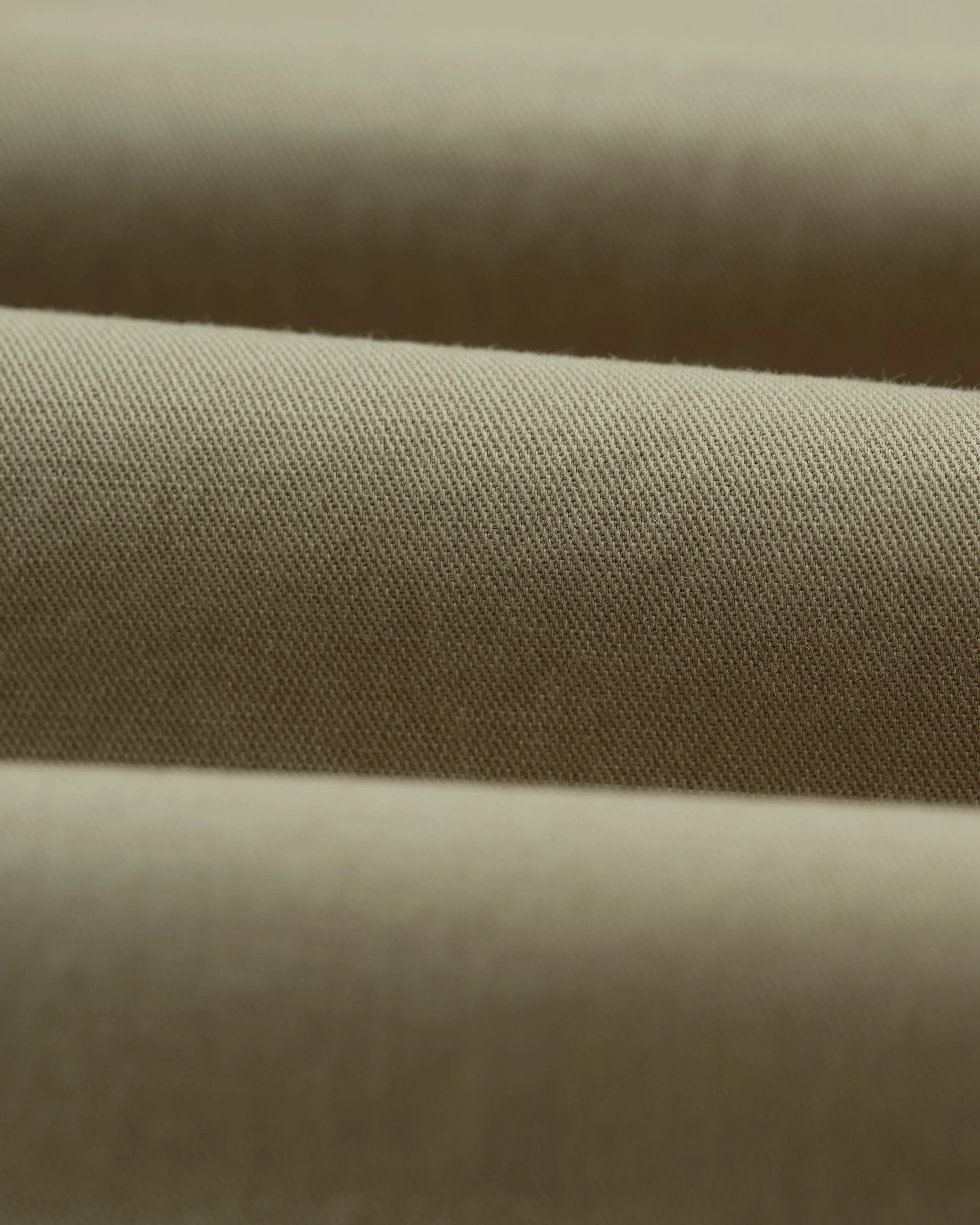 Raleigh - Khaki Cotton Pleated Trousers sold by Wax London product image thumbnail 5