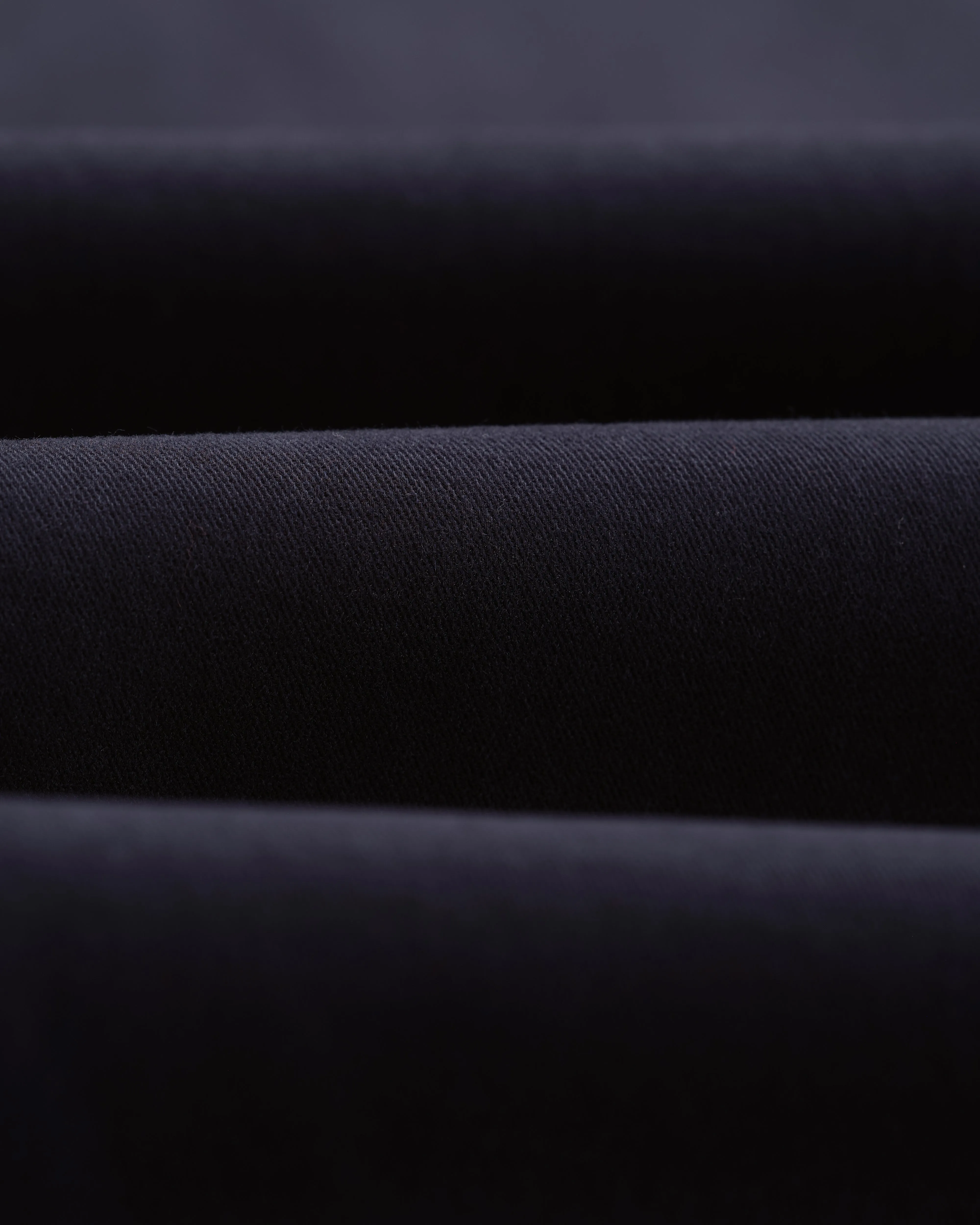 Raleigh - Navy Cotton Pleated Trousers sold by Wax London product image thumbnail 5