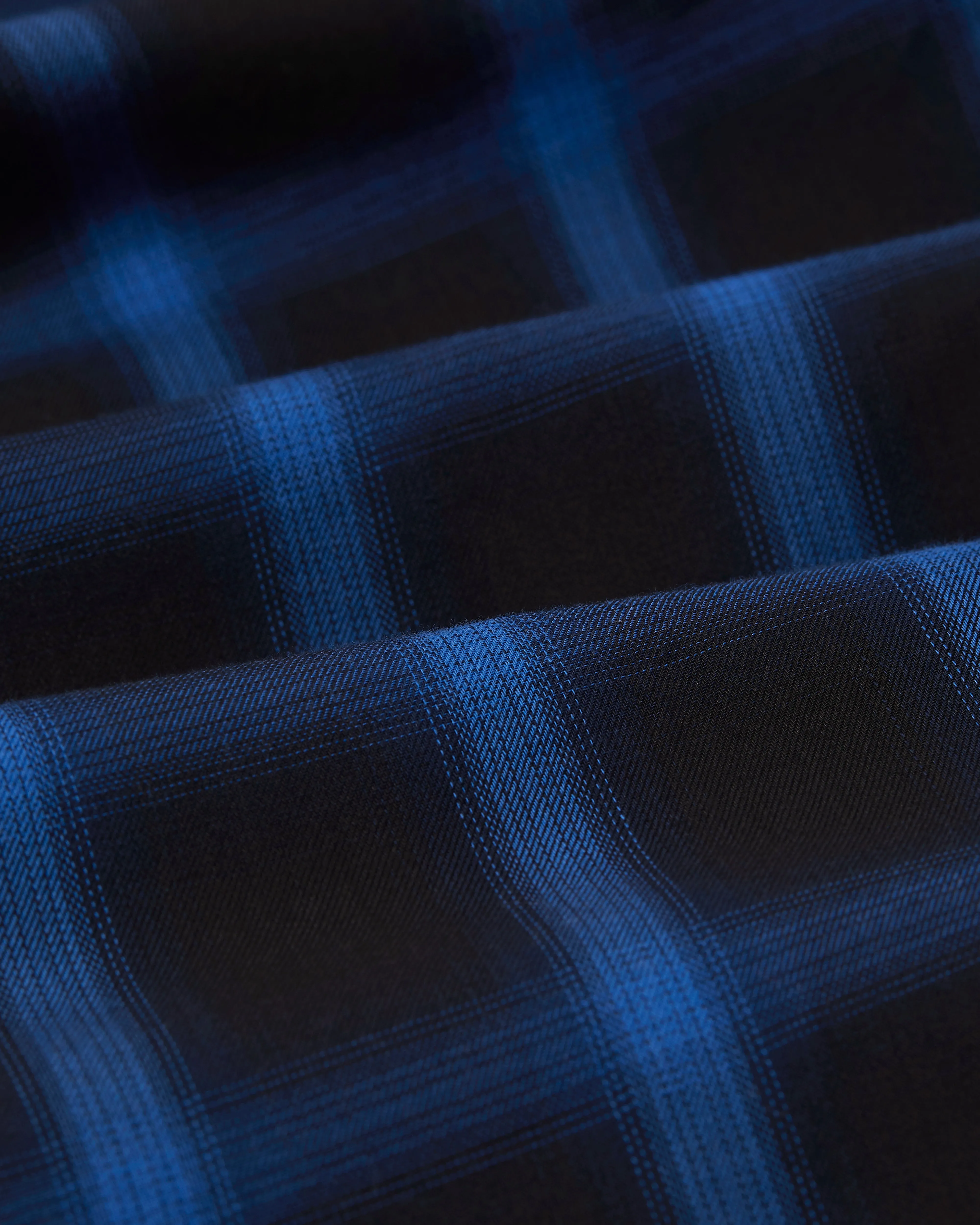 Trin Shirt Blue/Black Berkley Check sold by Wax London product image thumbnail 2