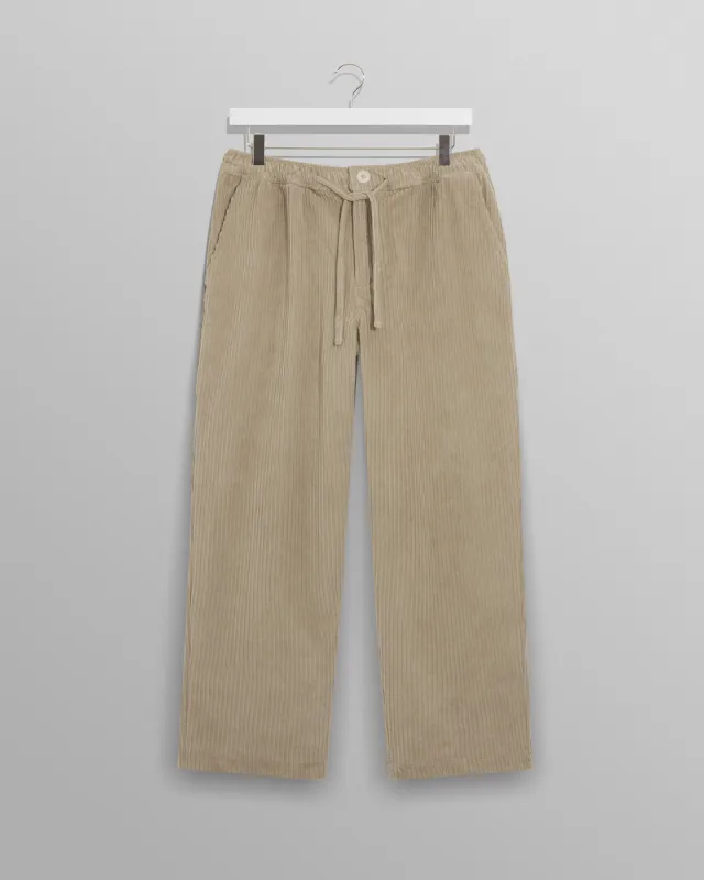 Kurt Trousers Sand Cord made by Wax London