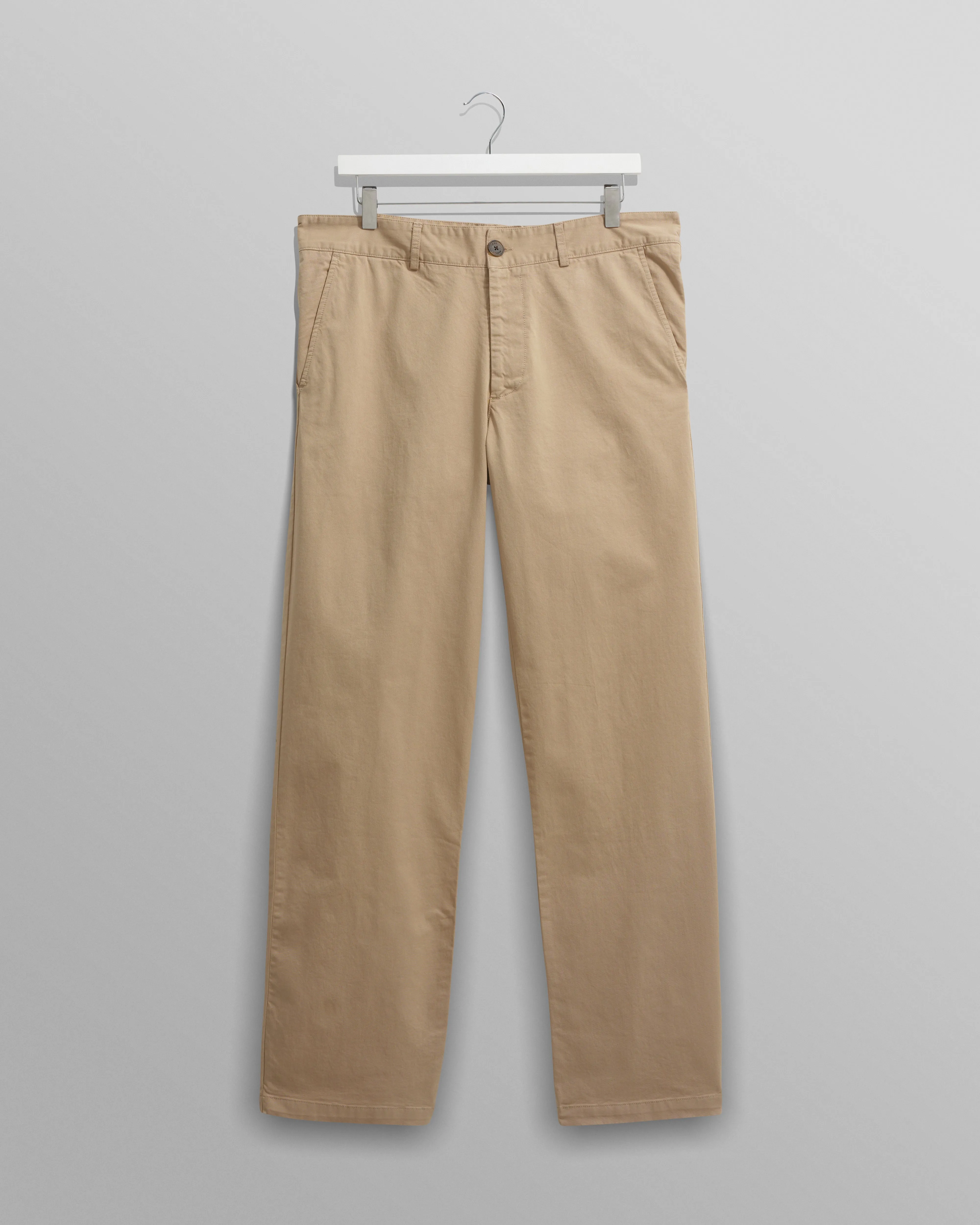 Marwood Trousers Beige Cotton Twill sold by Wax London