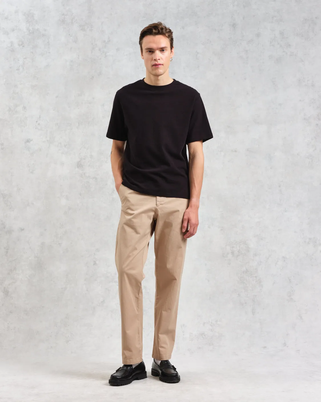 Marwood Trousers Beige Cotton Twill sold by Wax London product image thumbnail 4