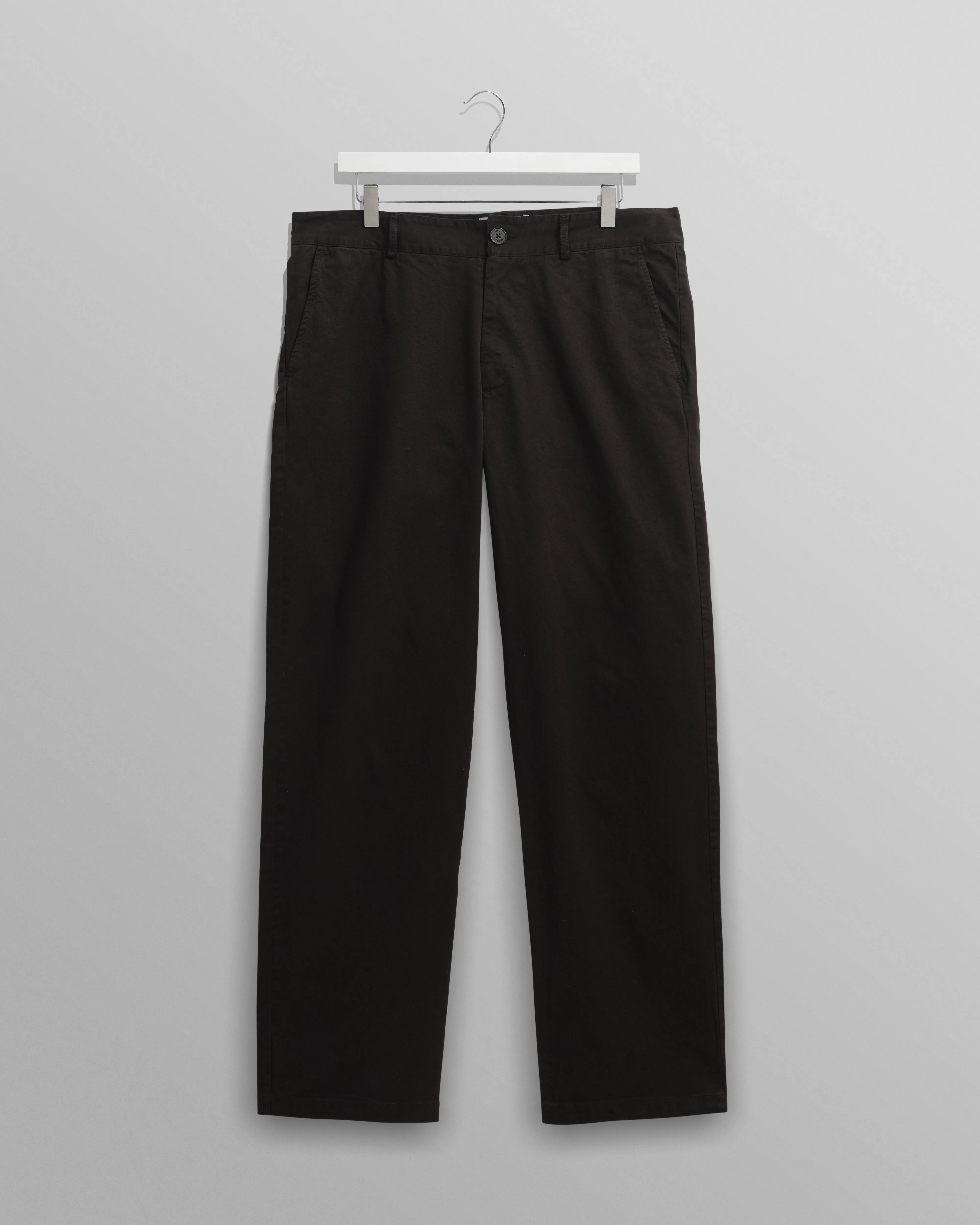 Marwood Trousers Black Cotton Twill sold by Wax London