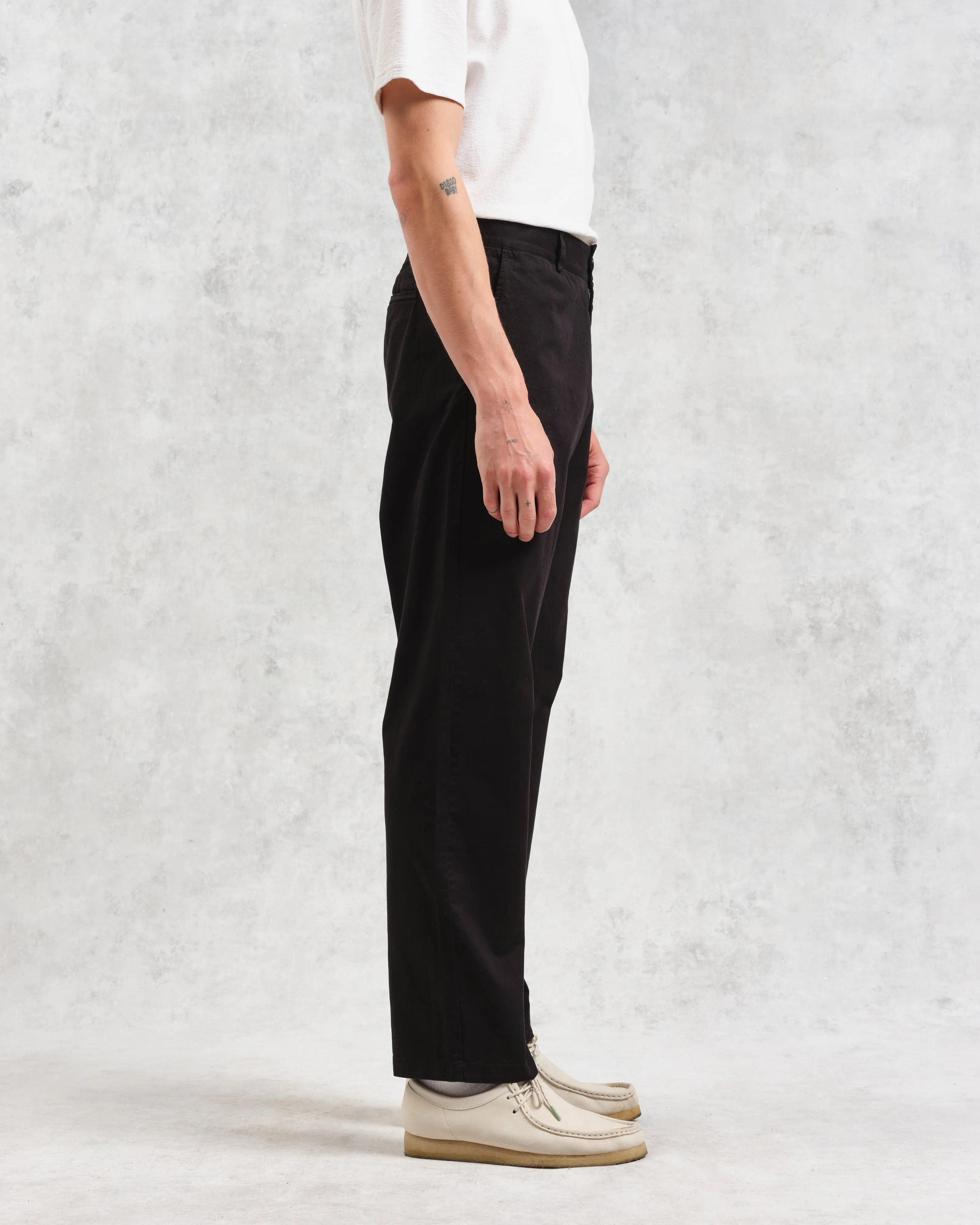 Marwood Trousers Black Cotton Twill sold by Wax London product image thumbnail 5