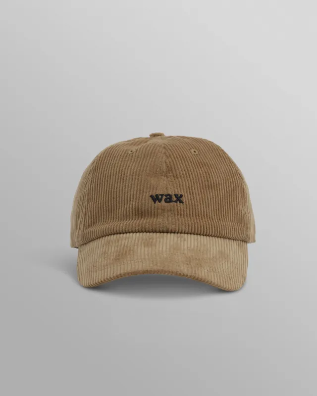 Spencer - Sand Corduroy Sports Cap made by Wax London