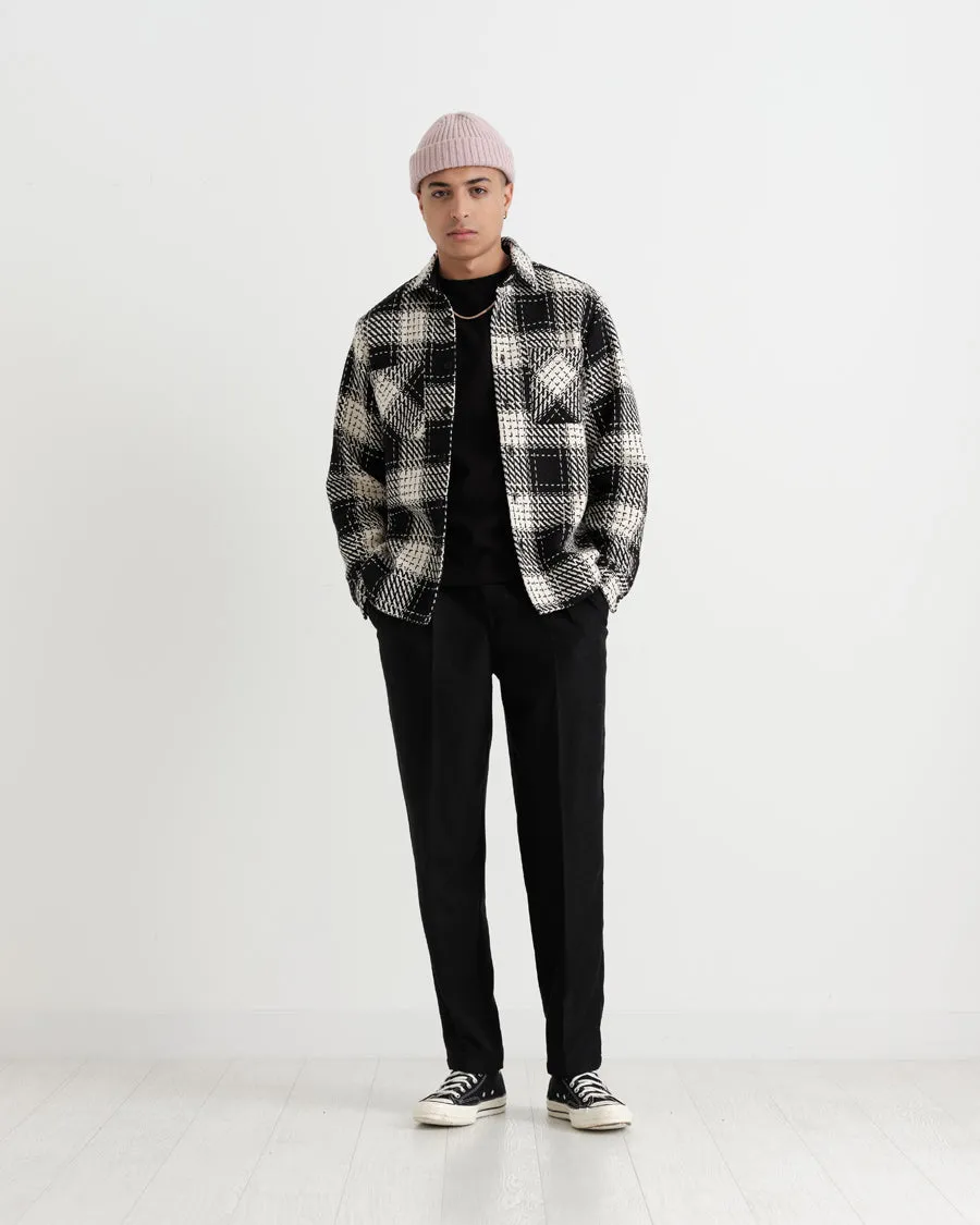 Whiting - Black Beatnik Overshirt sold by Wax London product image thumbnail 2