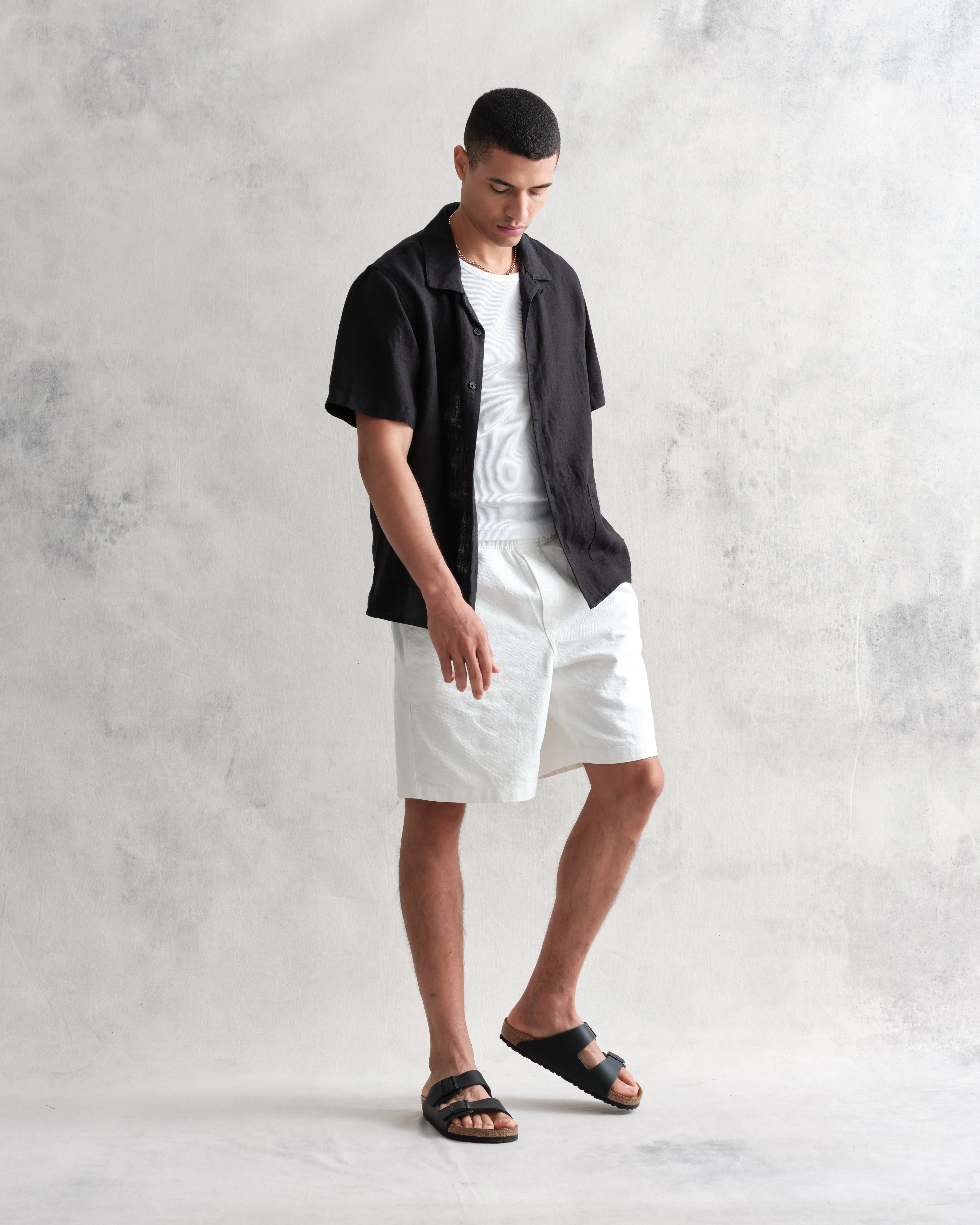 Ren Shirt Black Linen sold by Wax London product image thumbnail 4