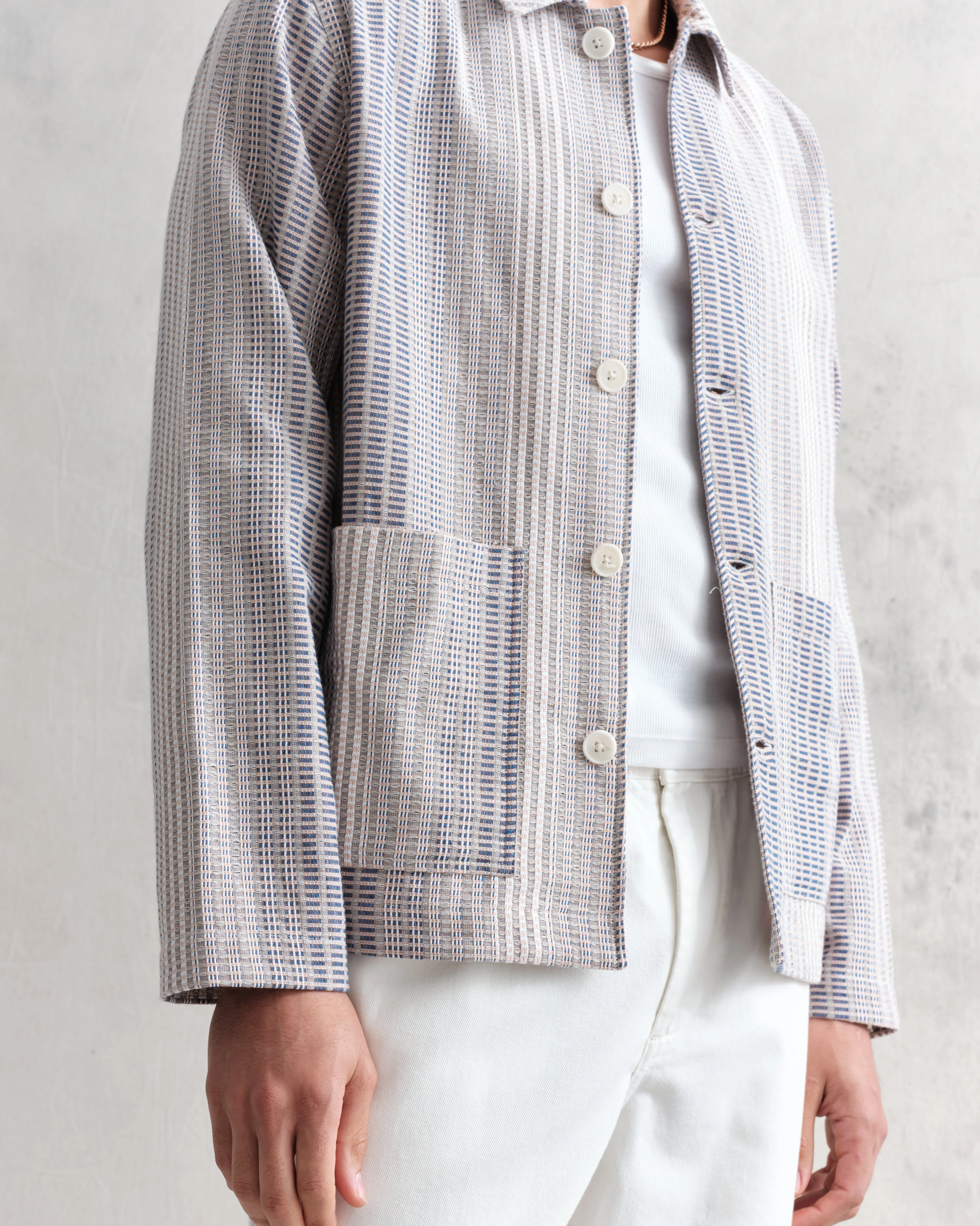 Grant Jacket Multi Tri Weave sold by Wax London product image thumbnail 3