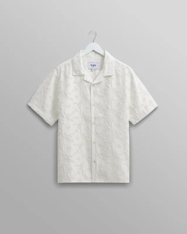 Didcot Shirt Cream Floral Sheer sold by Wax London