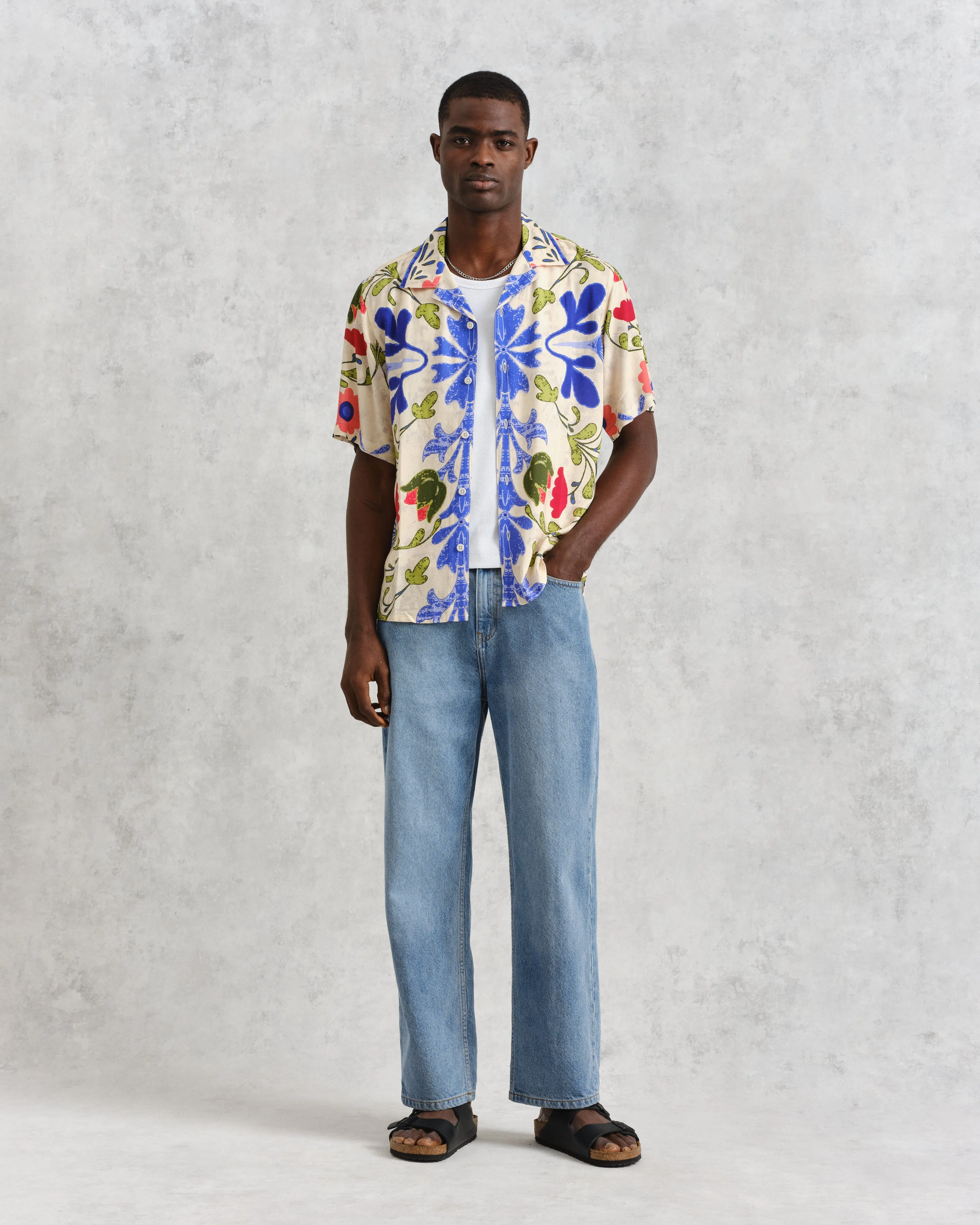 Didcot Shirt Multi Summer Floral sold by Wax London product image thumbnail 4