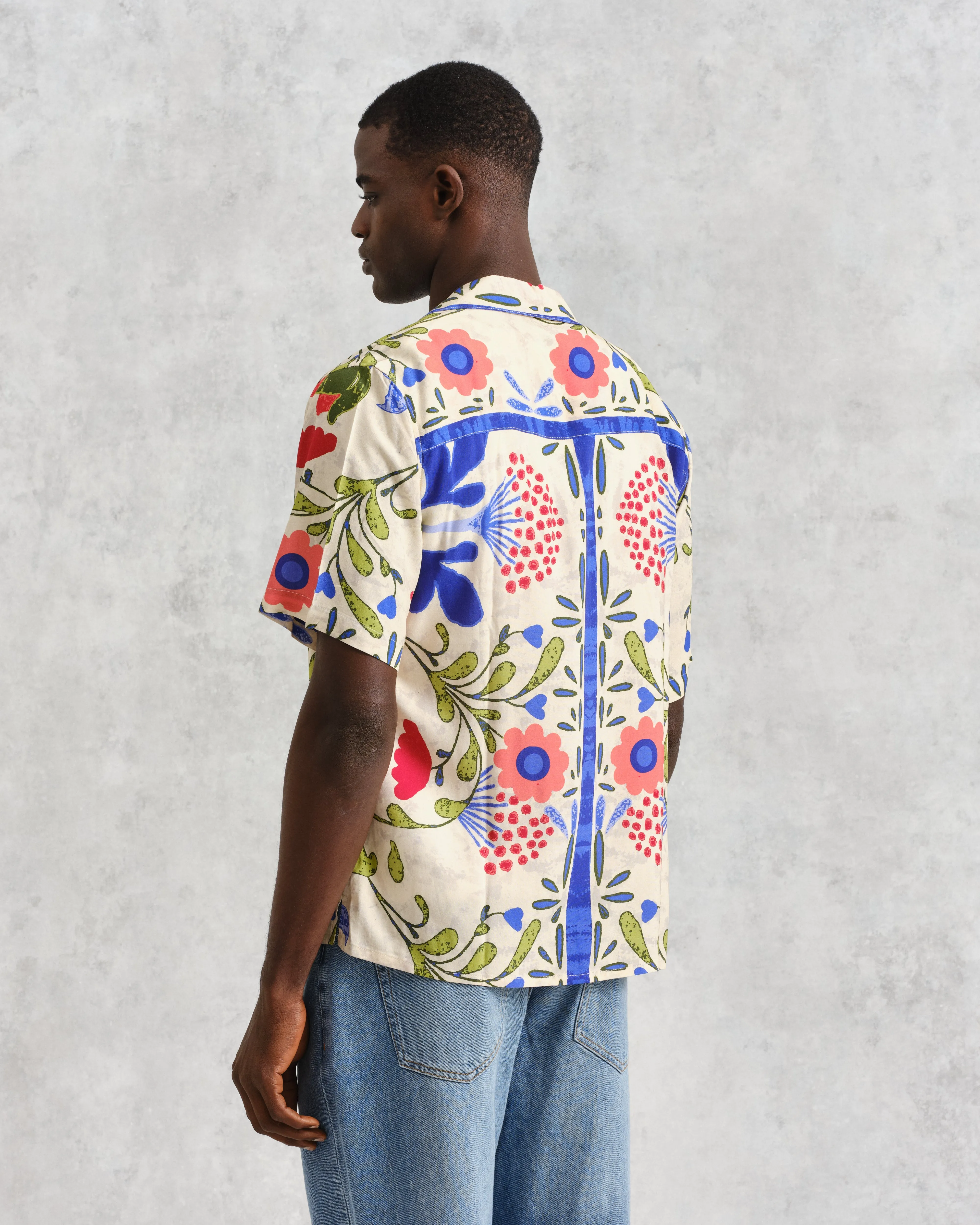 Didcot Shirt Multi Summer Floral sold by Wax London product image thumbnail 5