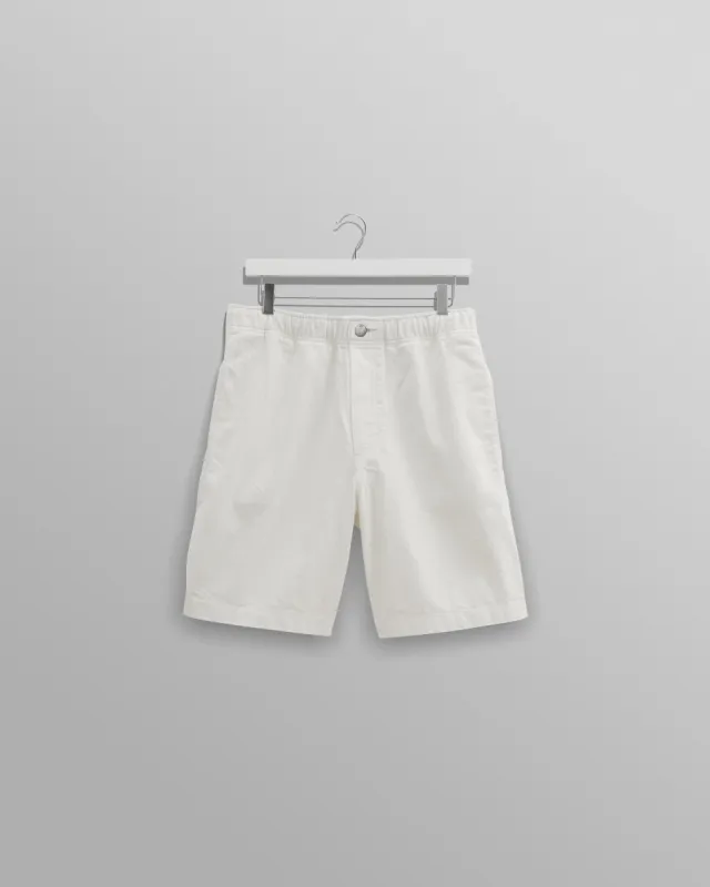 Cedar Shorts Ecru Denim sold by Wax London