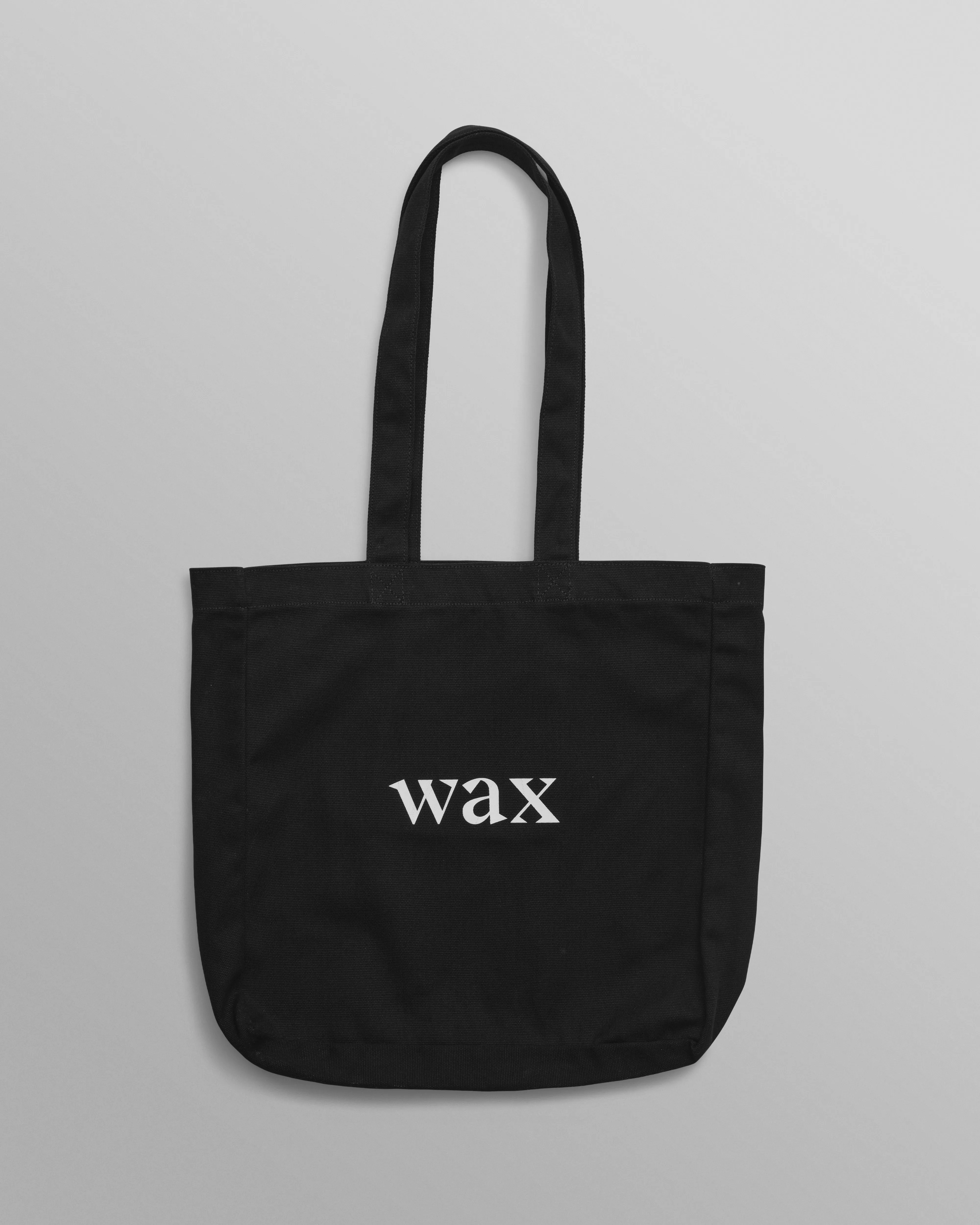 Borough - Black Logo Tote Bag sold by Wax London