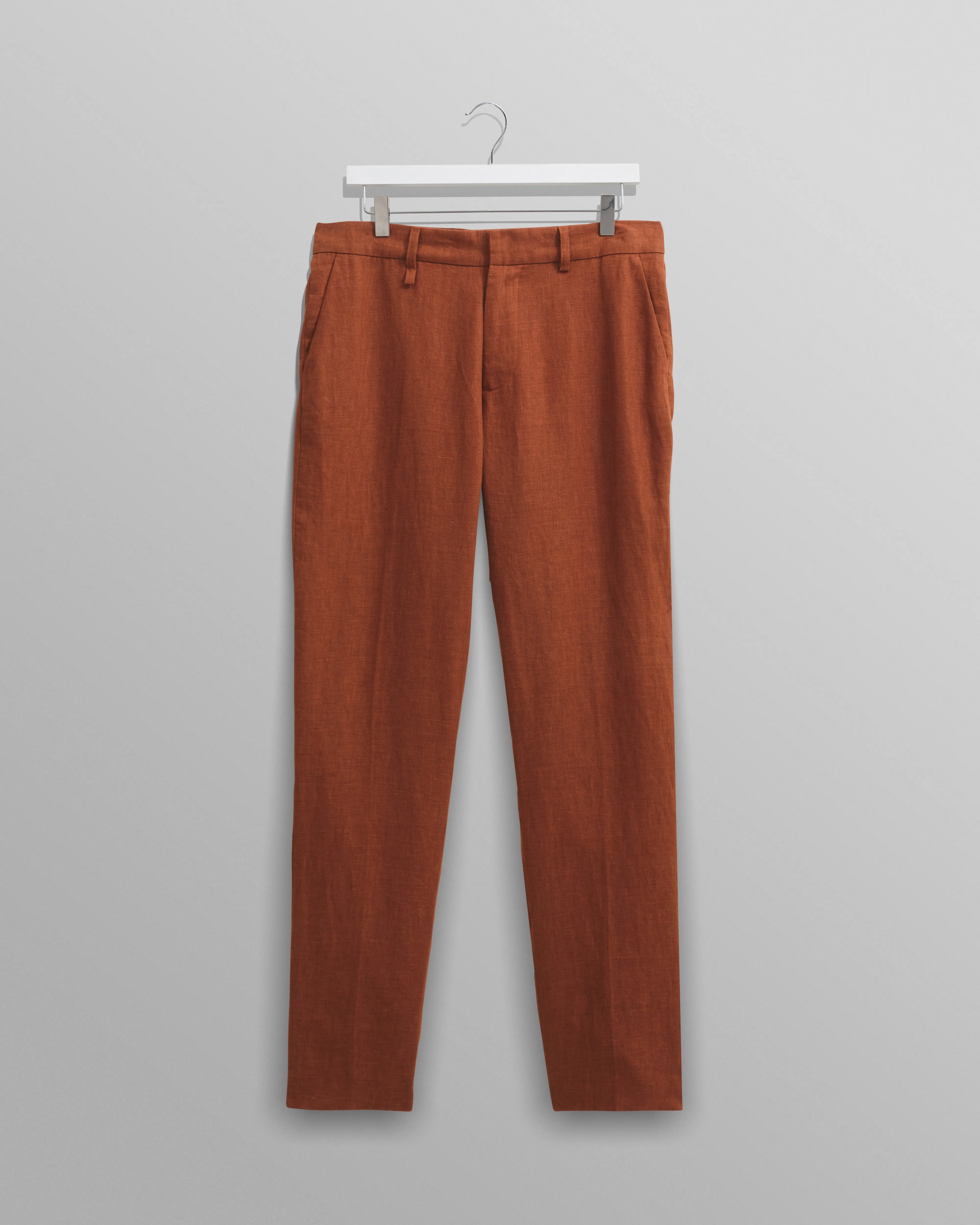 Alp - Rust Linen Trousers sold by Wax London