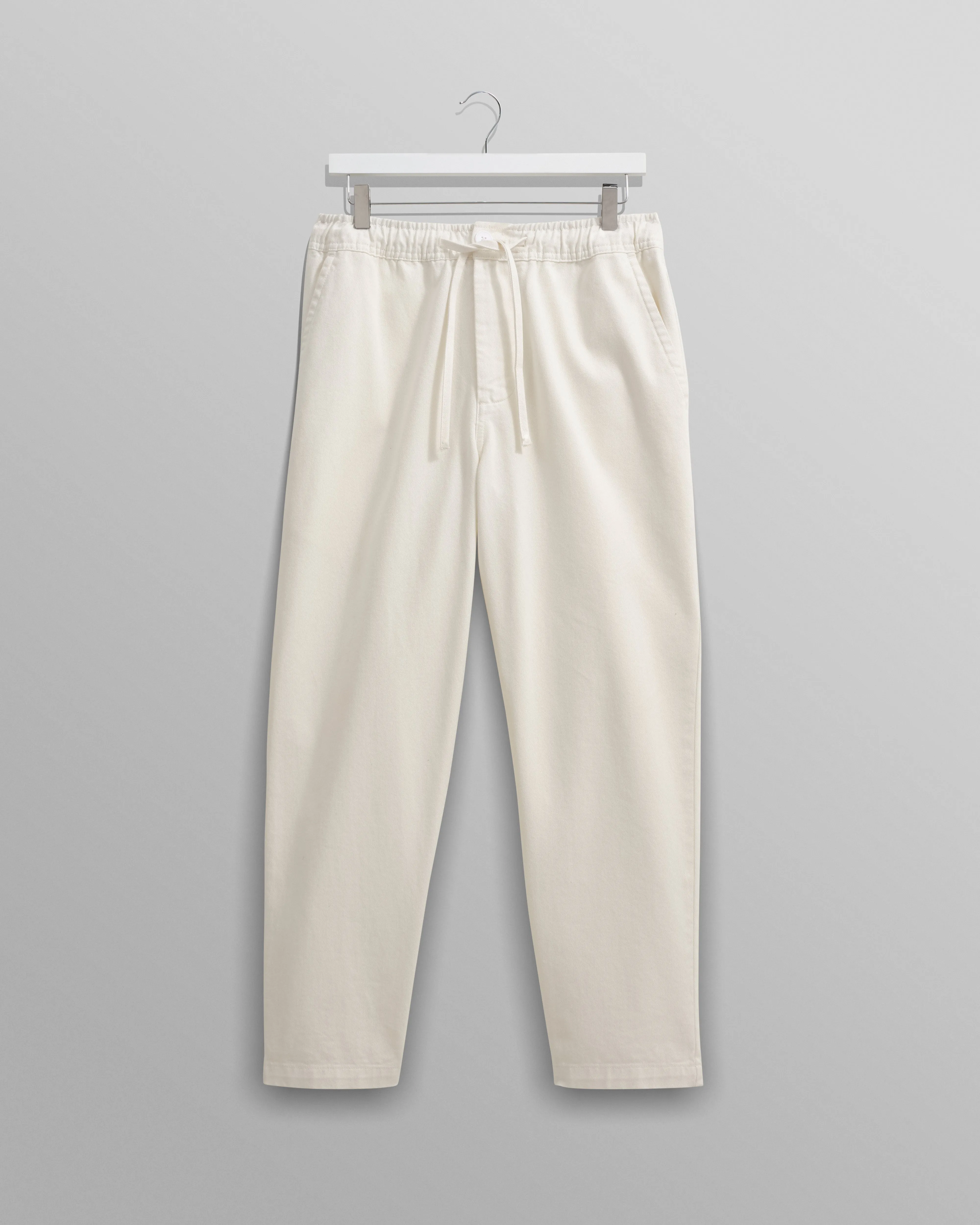 Kurt - Off White Organic Cotton Trousers sold by Wax London