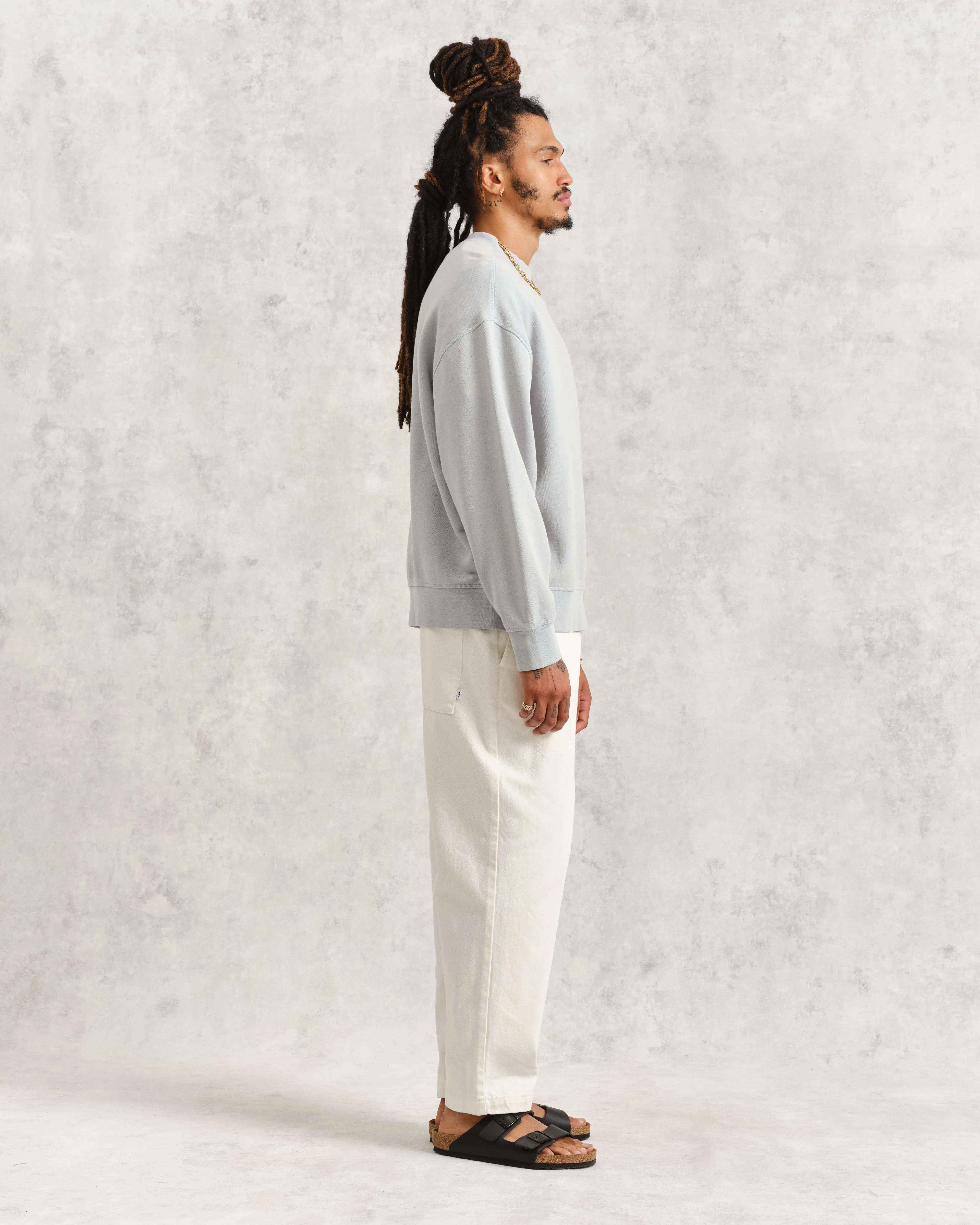 Zen - Blue Oversized Organic Cotton Sweat sold by Wax London product image thumbnail 5