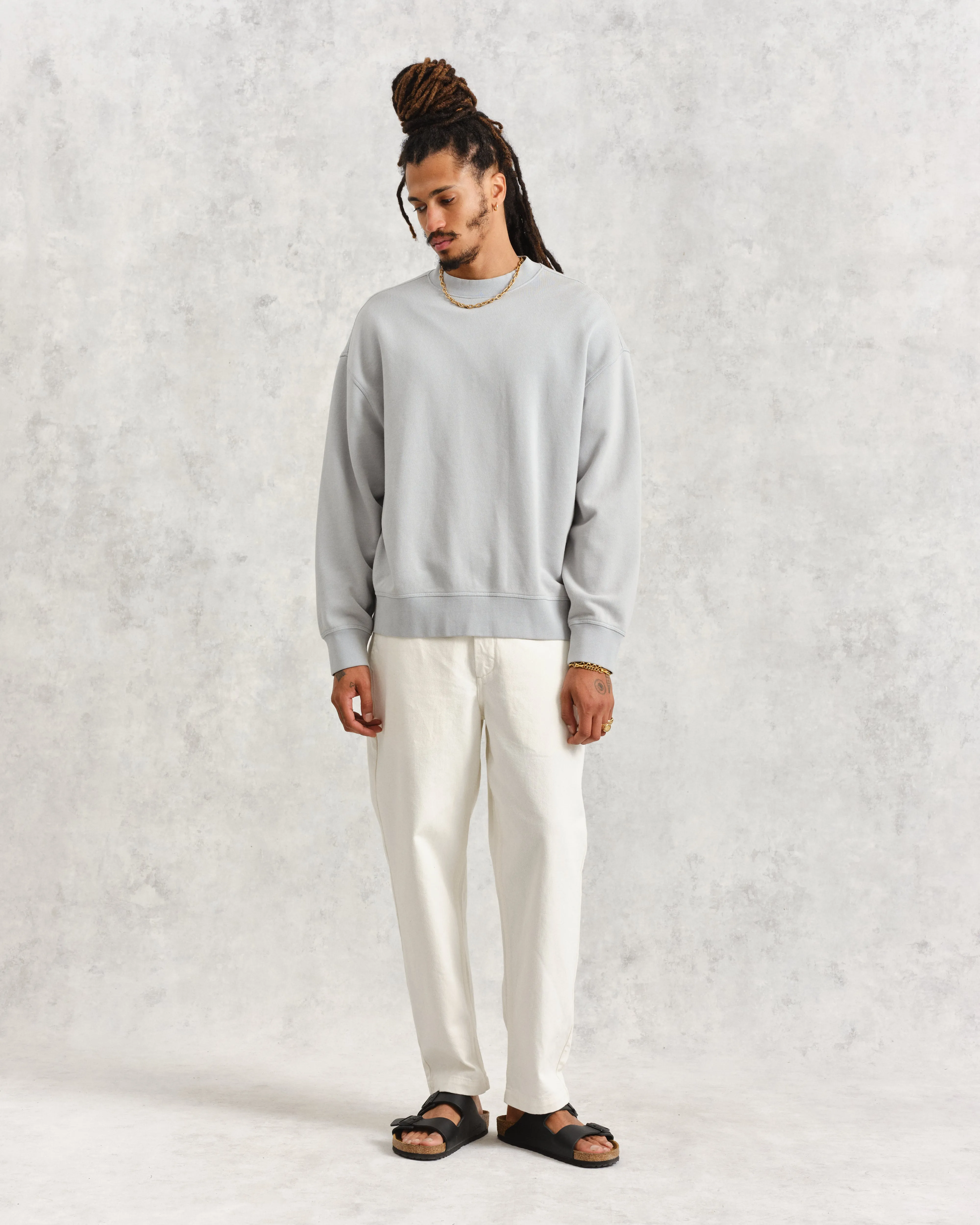 Zen - Blue Oversized Organic Cotton Sweat sold by Wax London product image thumbnail 4