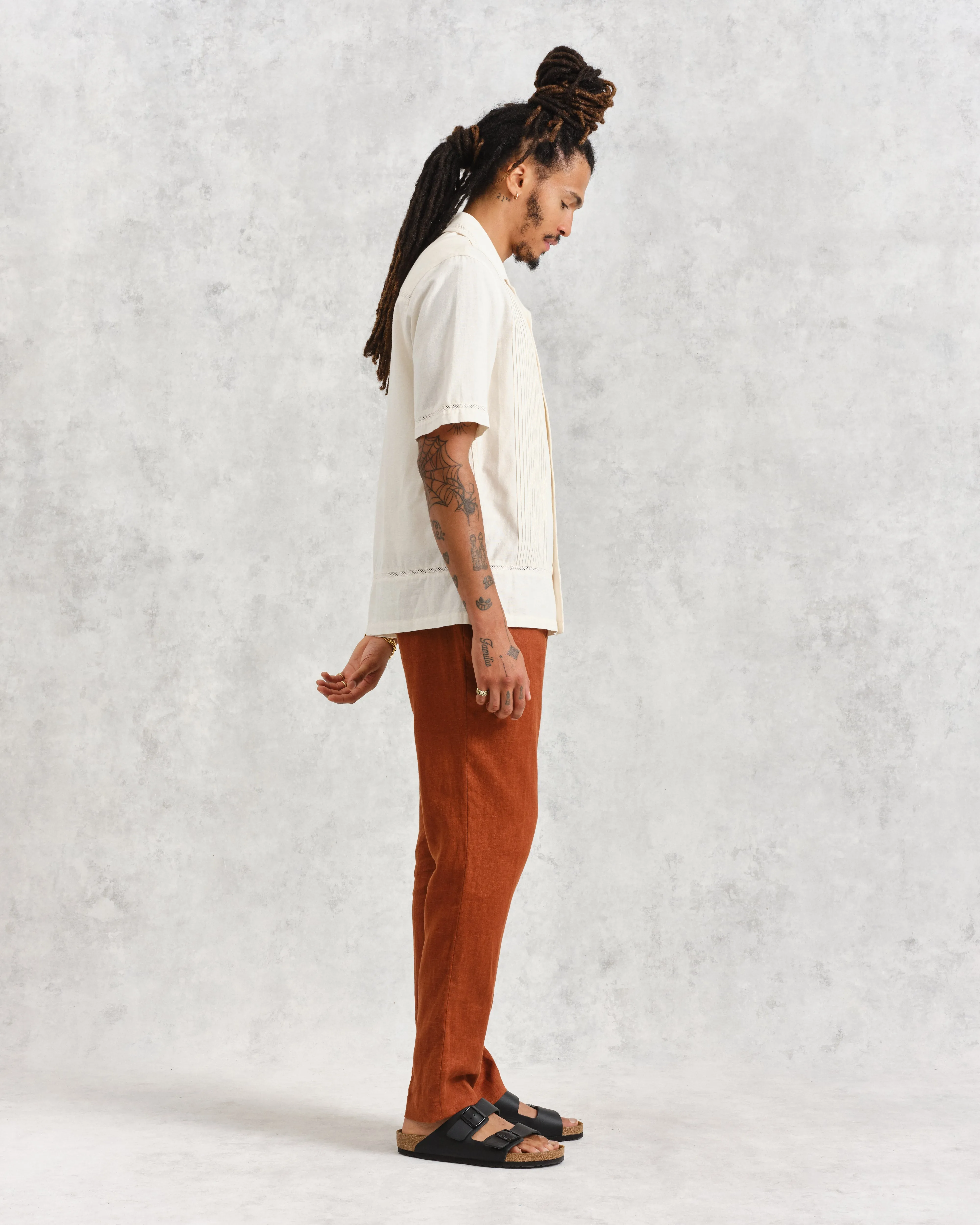Newton Shirt Cream Pintuck sold by Wax London product image thumbnail 5