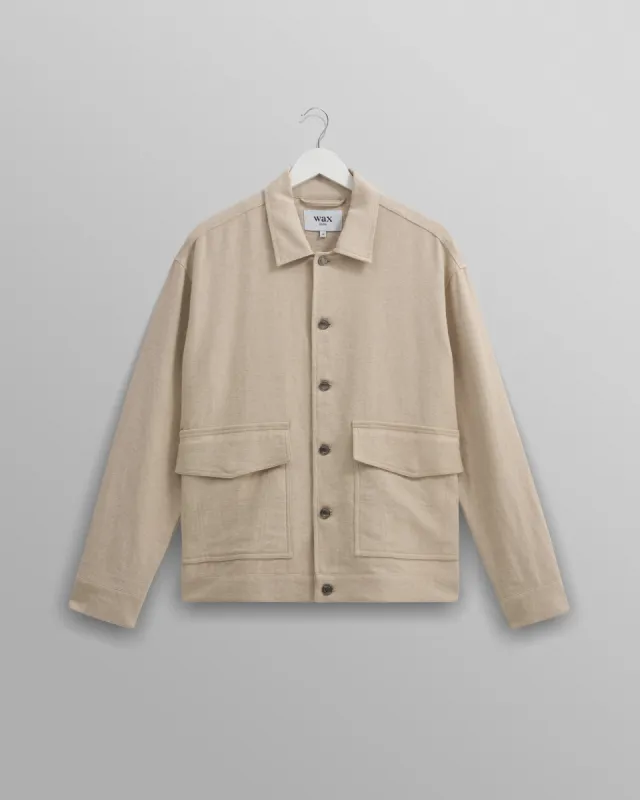 Mitford Jacket Natural sold by Wax London