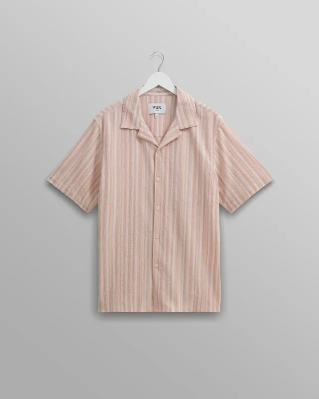 Didcot Shirt Multi Pastel Stripe sold by Wax London