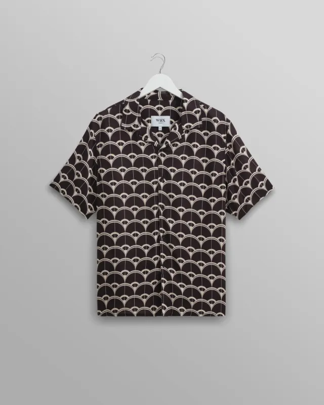 Didcot Shirt Midnight Curve sold by Wax London