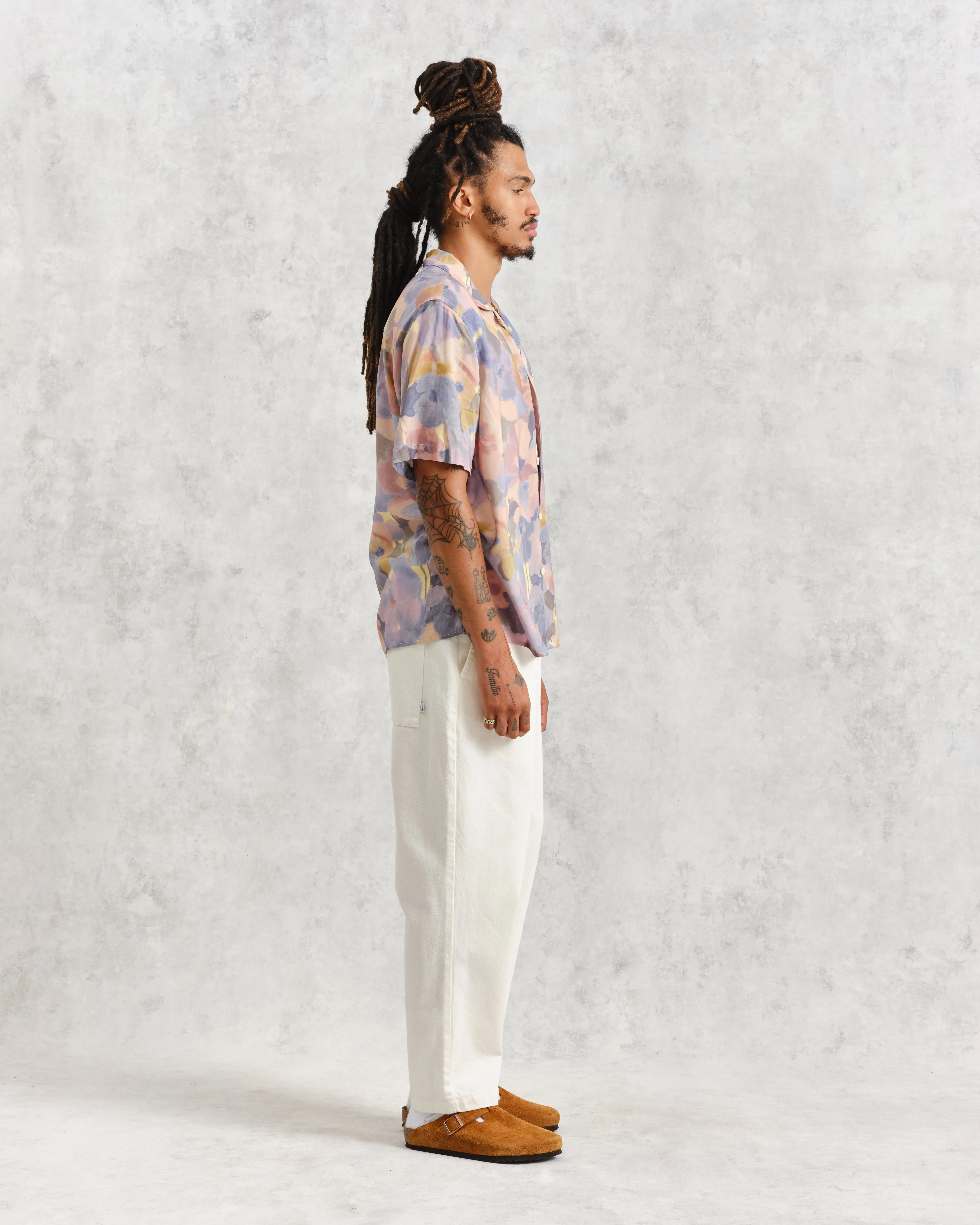 Didcot Shirt Blue/Pink Botanic sold by Wax London product image thumbnail 5