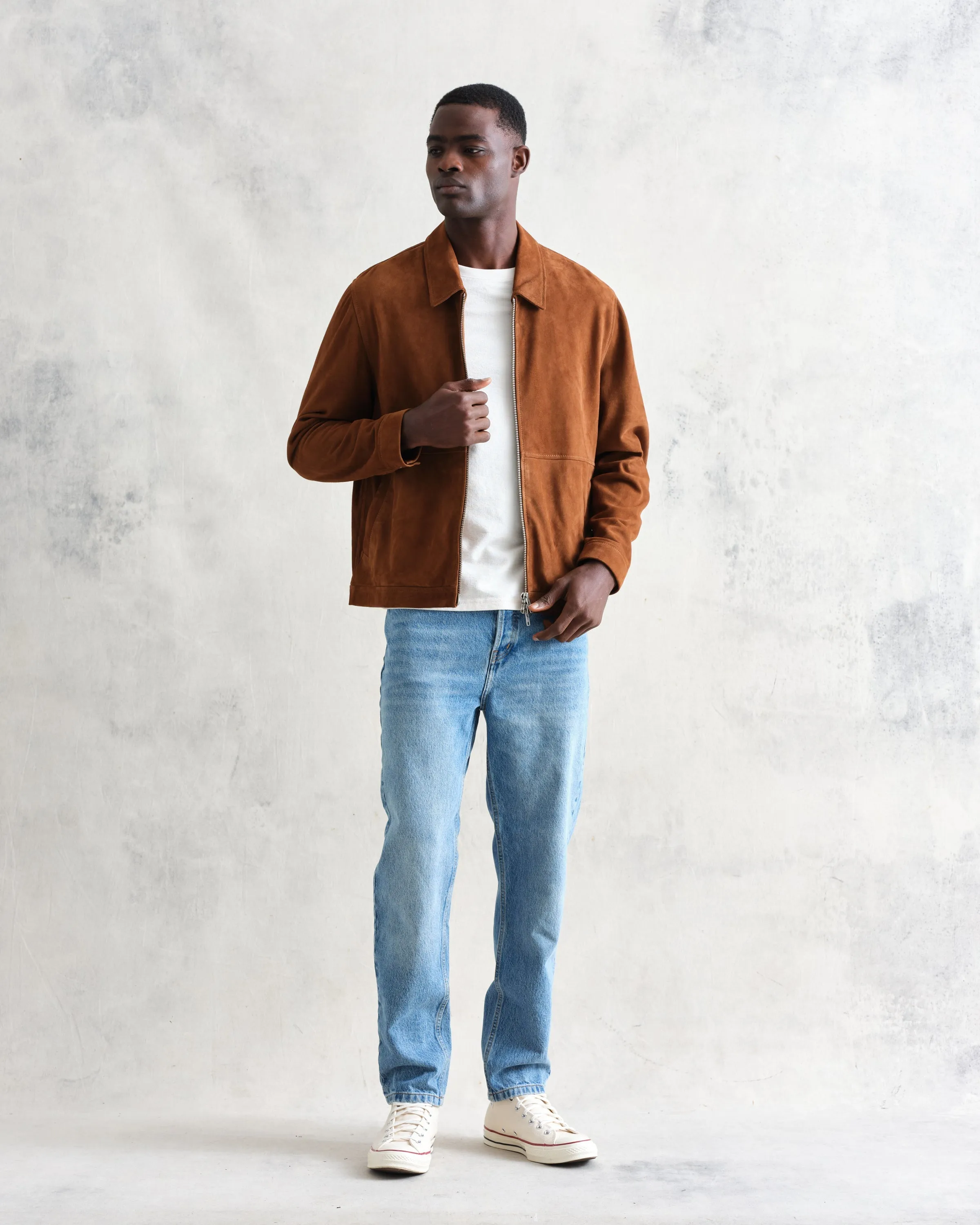 Eldon Jacket Brown Suede sold by Wax London product image thumbnail 4