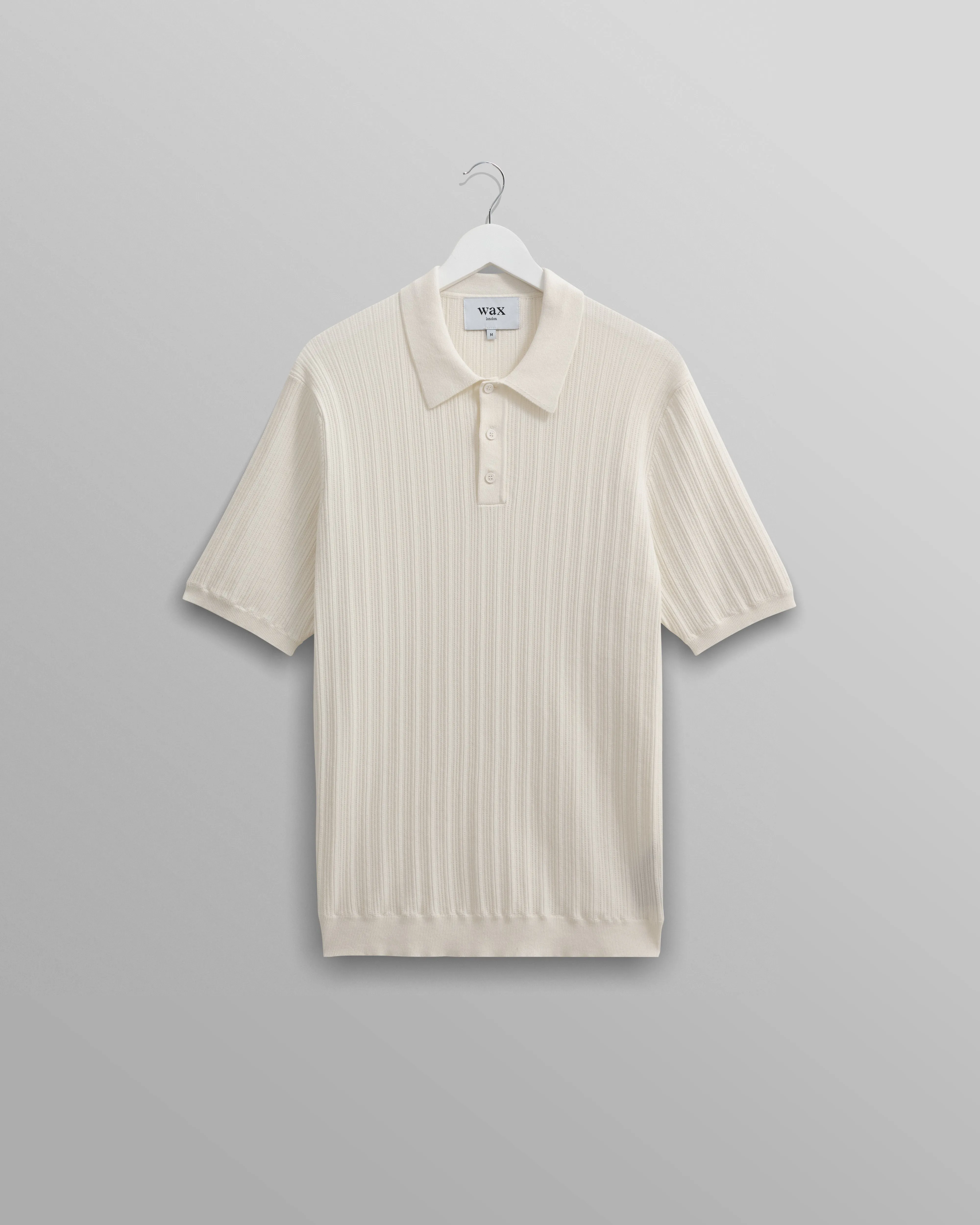 Naples Polo Ecru sold by Wax London