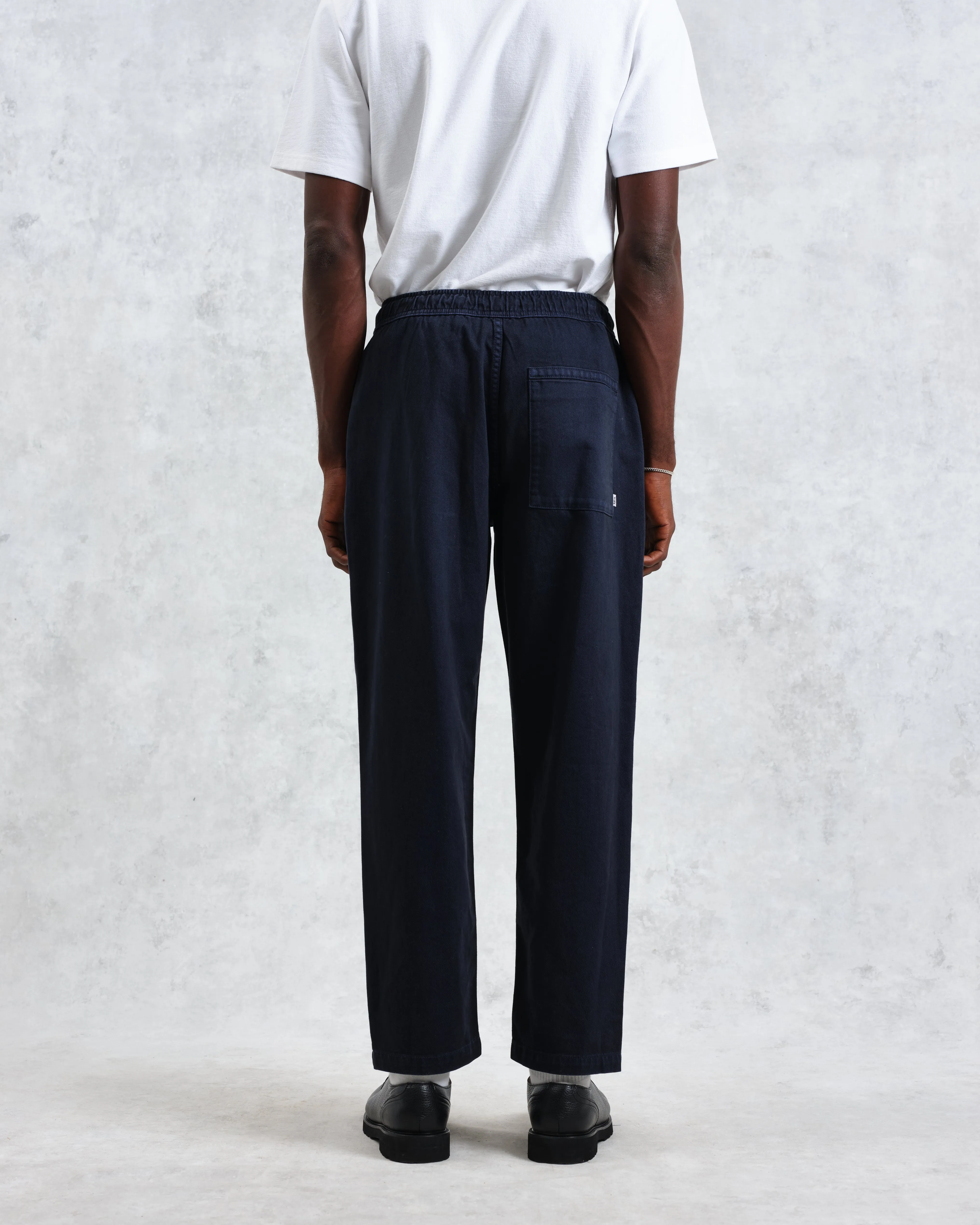Kurt - Navy Organic Cotton Trousers sold by Wax London product image thumbnail 5