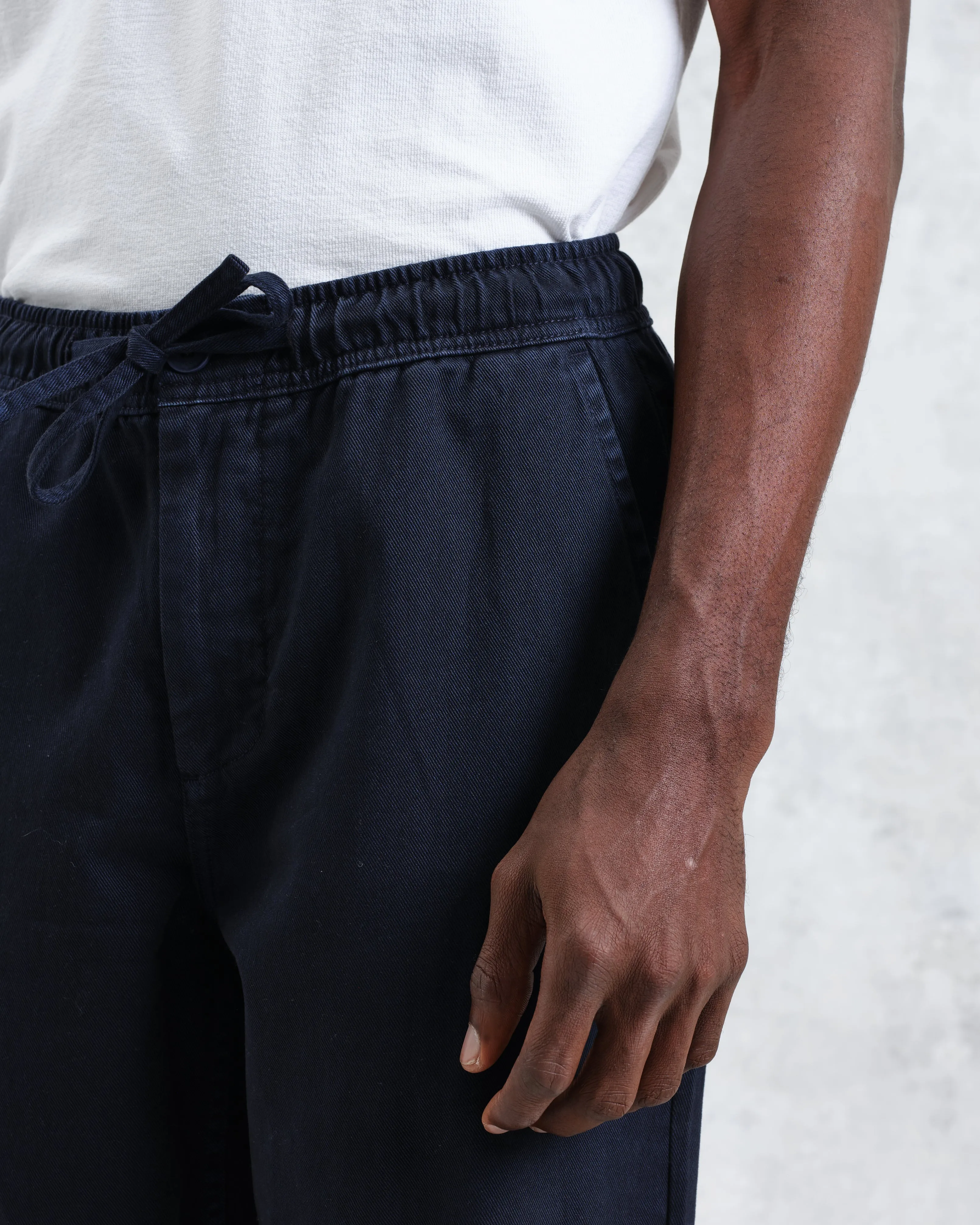 Kurt - Navy Organic Cotton Trousers sold by Wax London product image thumbnail 3