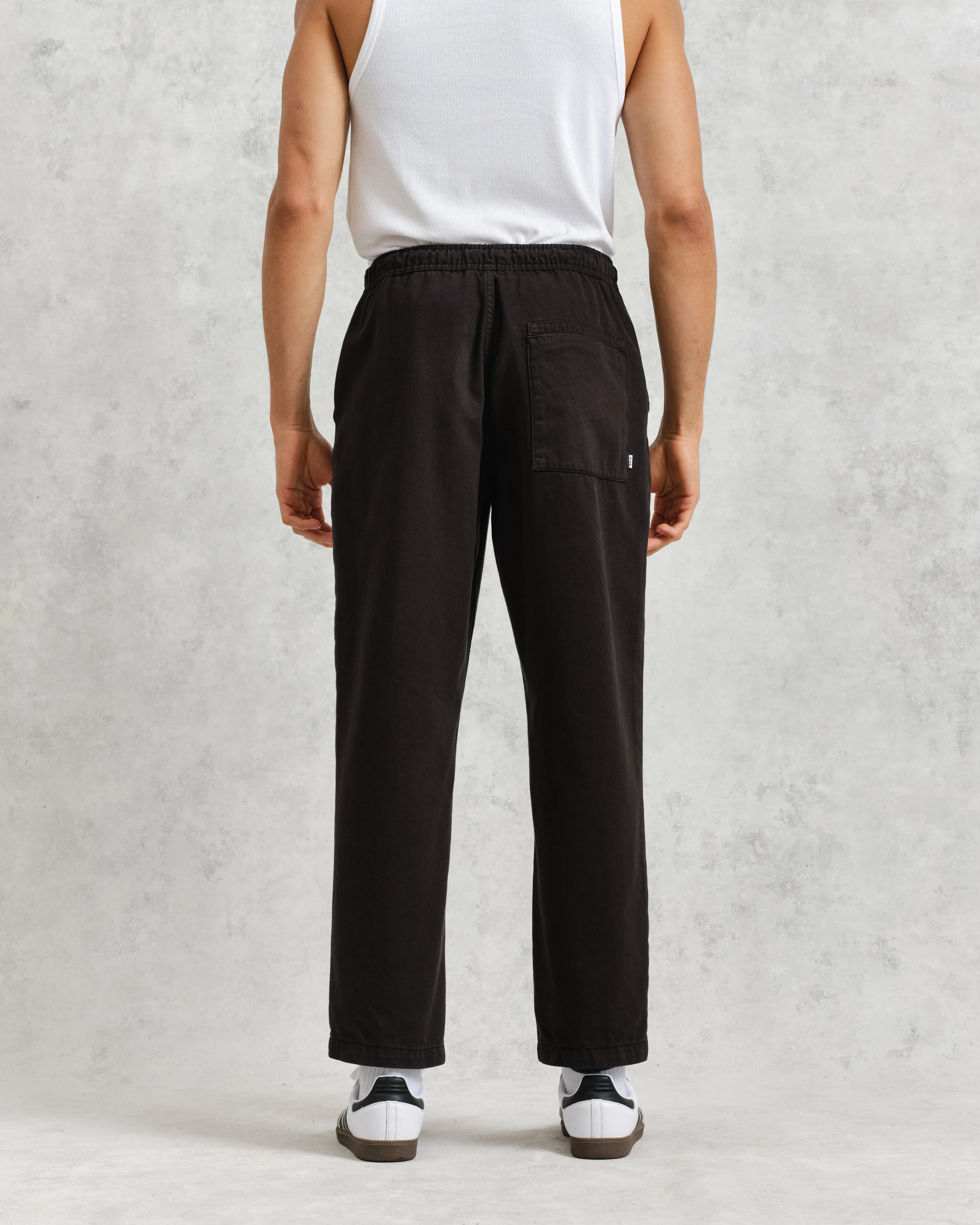 Kurt - Black Organic Cotton Trousers sold by Wax London product image thumbnail 5