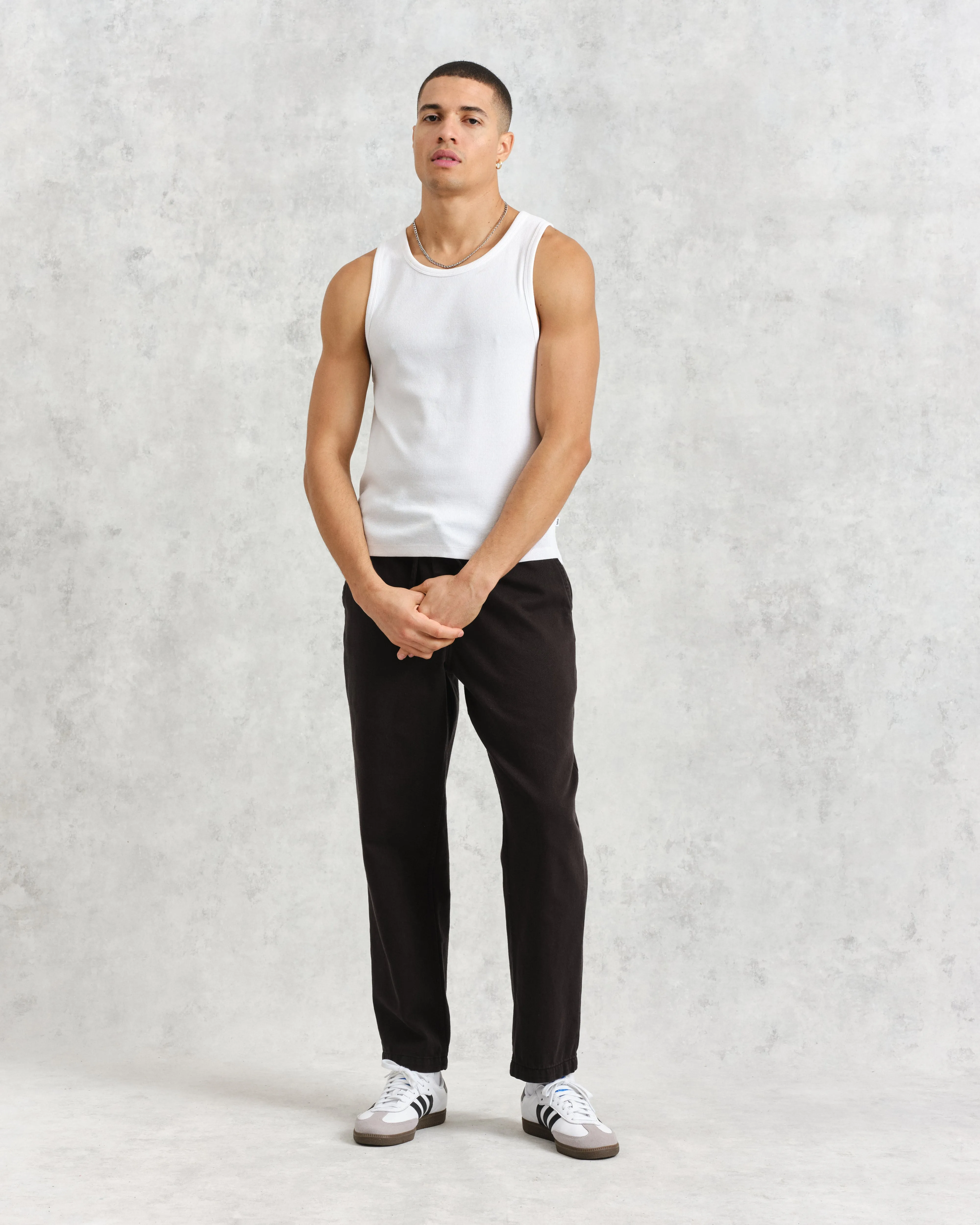 Kurt - Black Organic Cotton Trousers sold by Wax London product image thumbnail 3