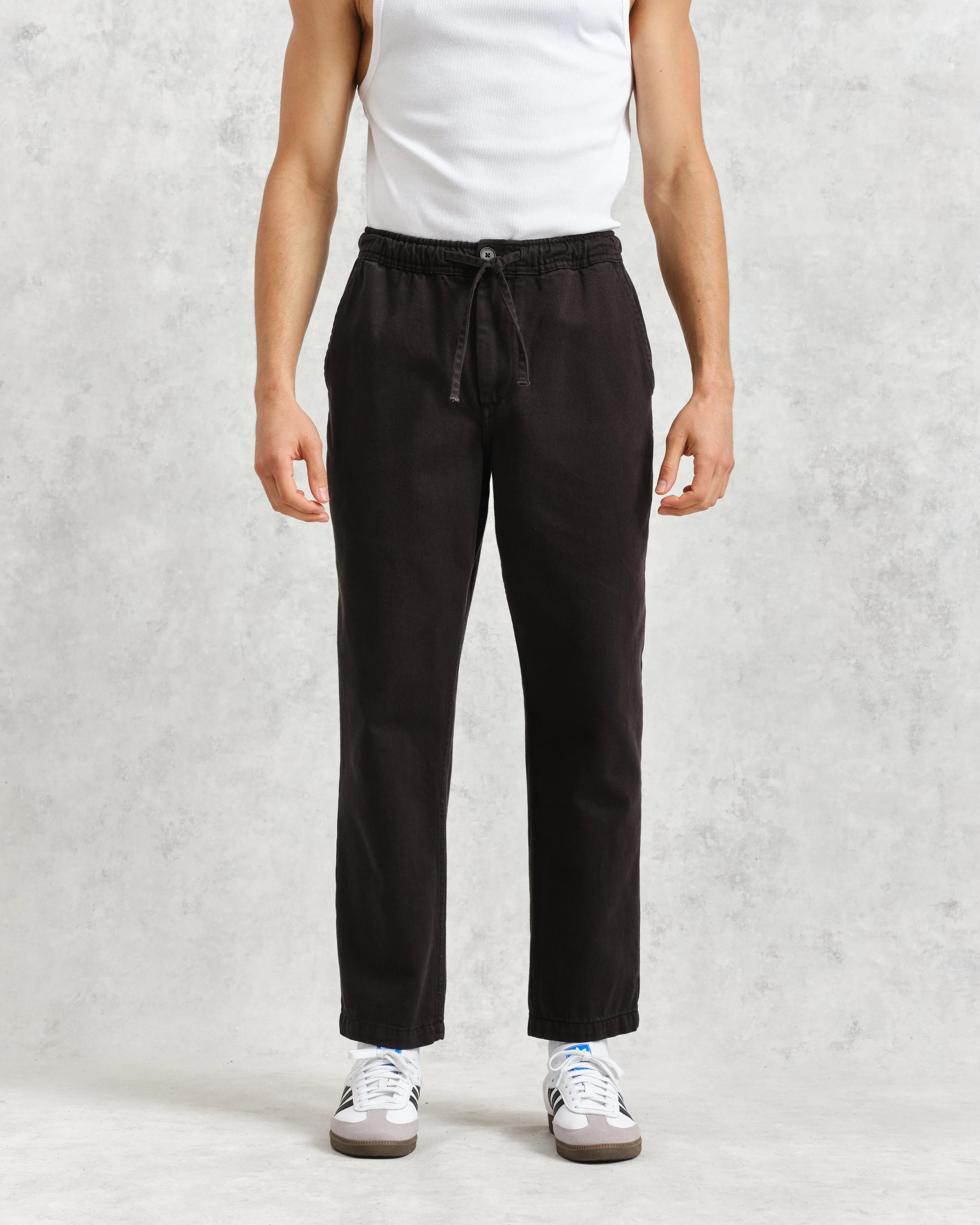 Kurt - Black Organic Cotton Trousers sold by Wax London product image thumbnail 2