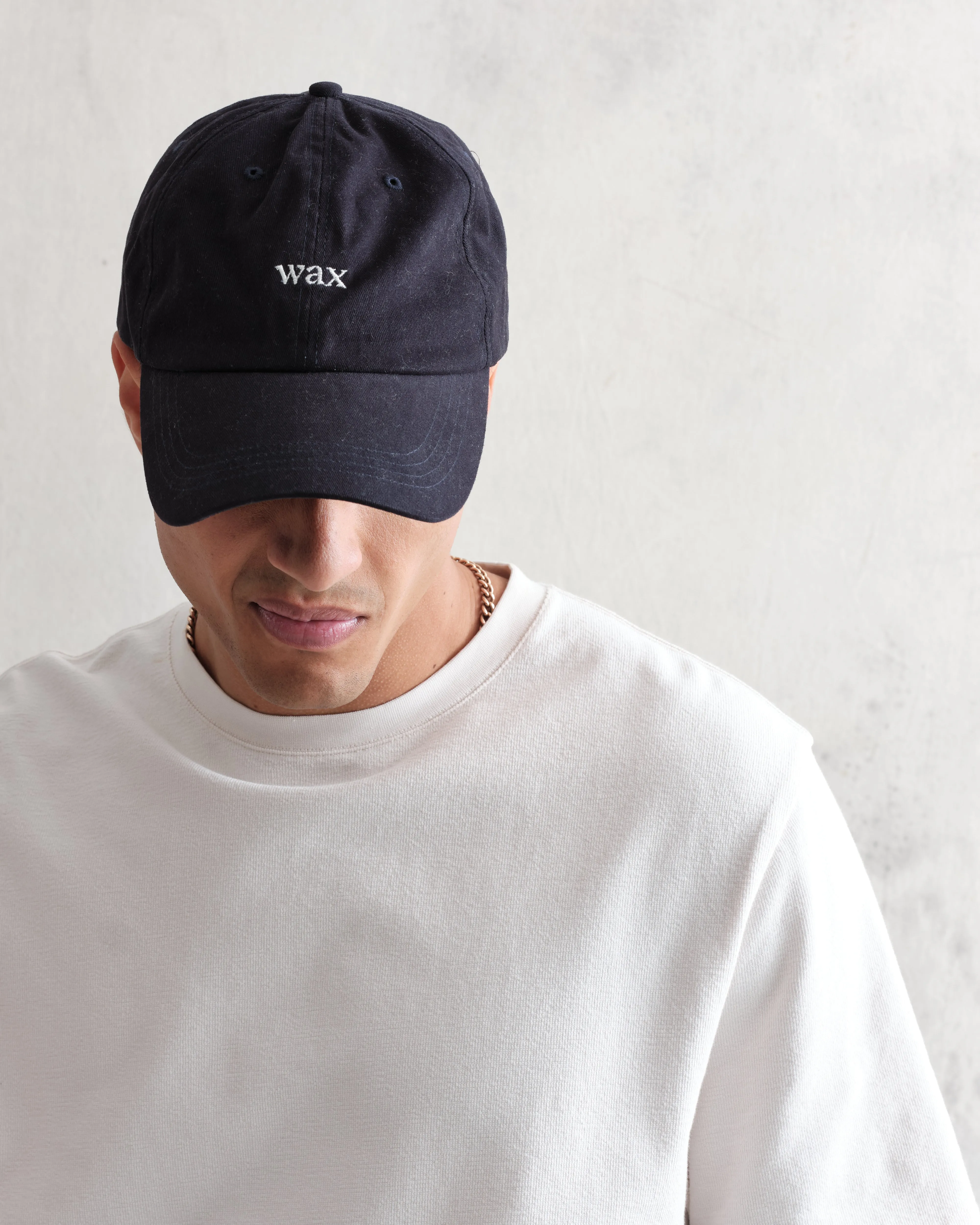 Spencer - Navy Cotton Sports Cap sold by Wax London product image thumbnail 3