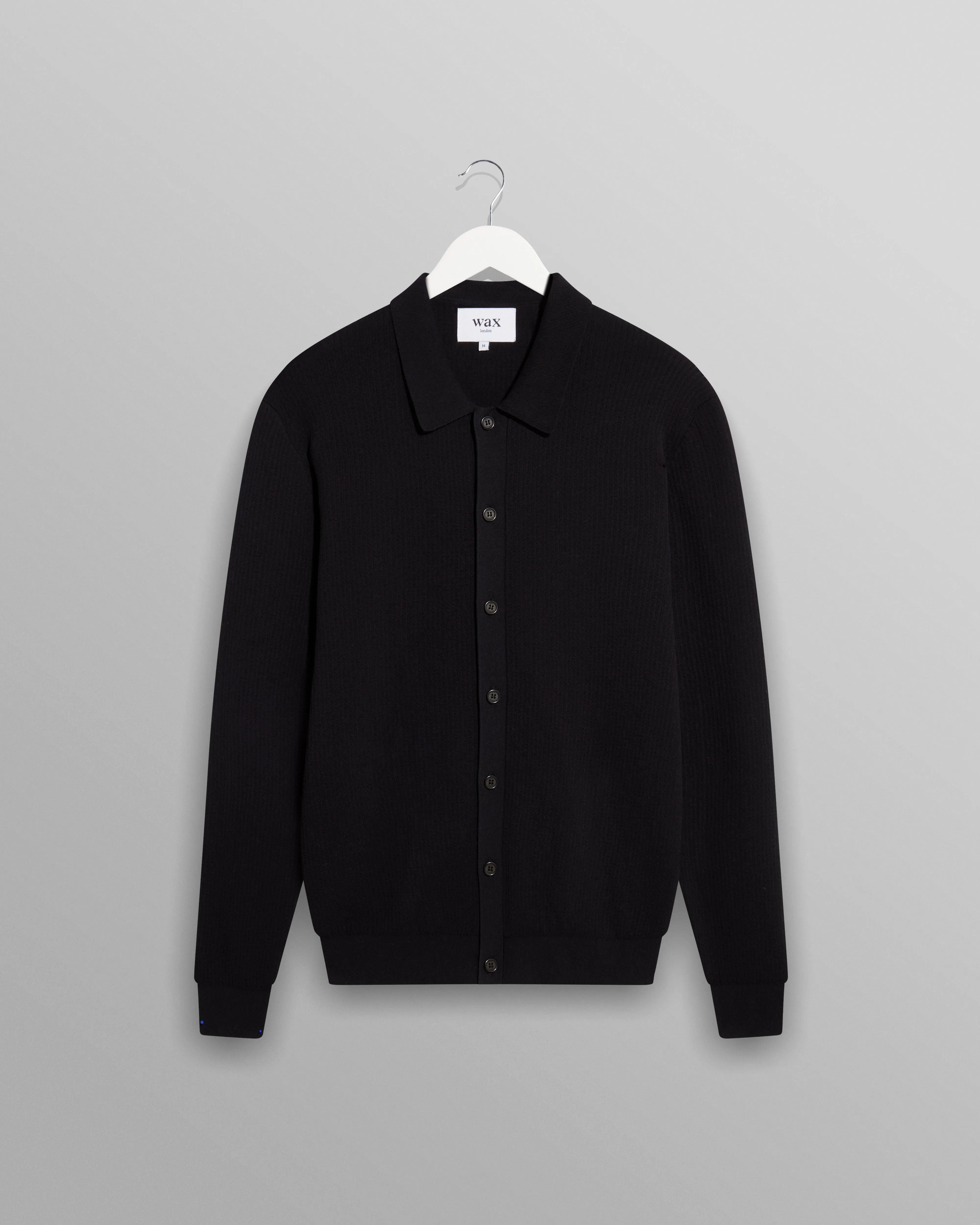 Tristan Shirt Black sold by Wax London