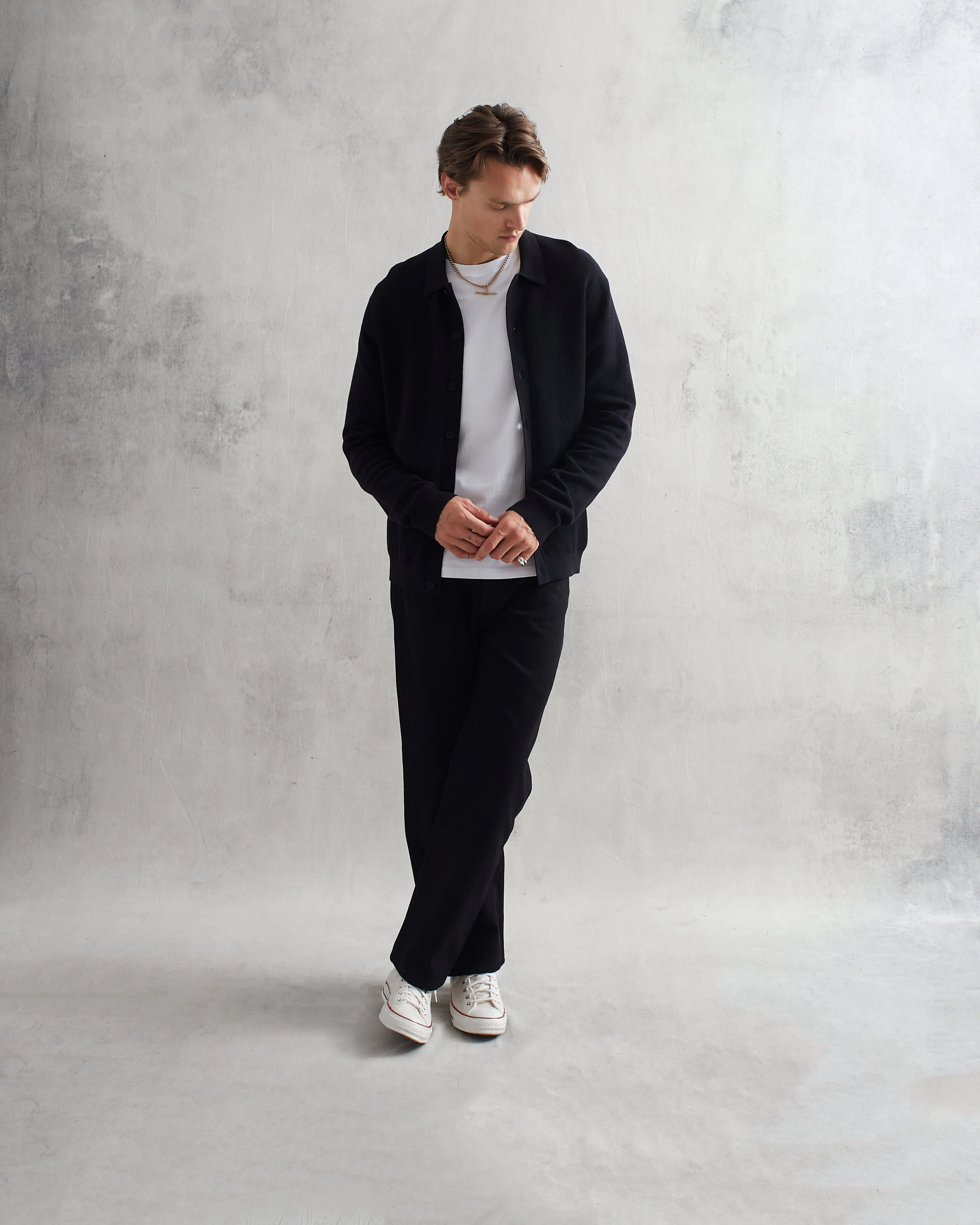 Tristan Shirt Black sold by Wax London product image thumbnail 3