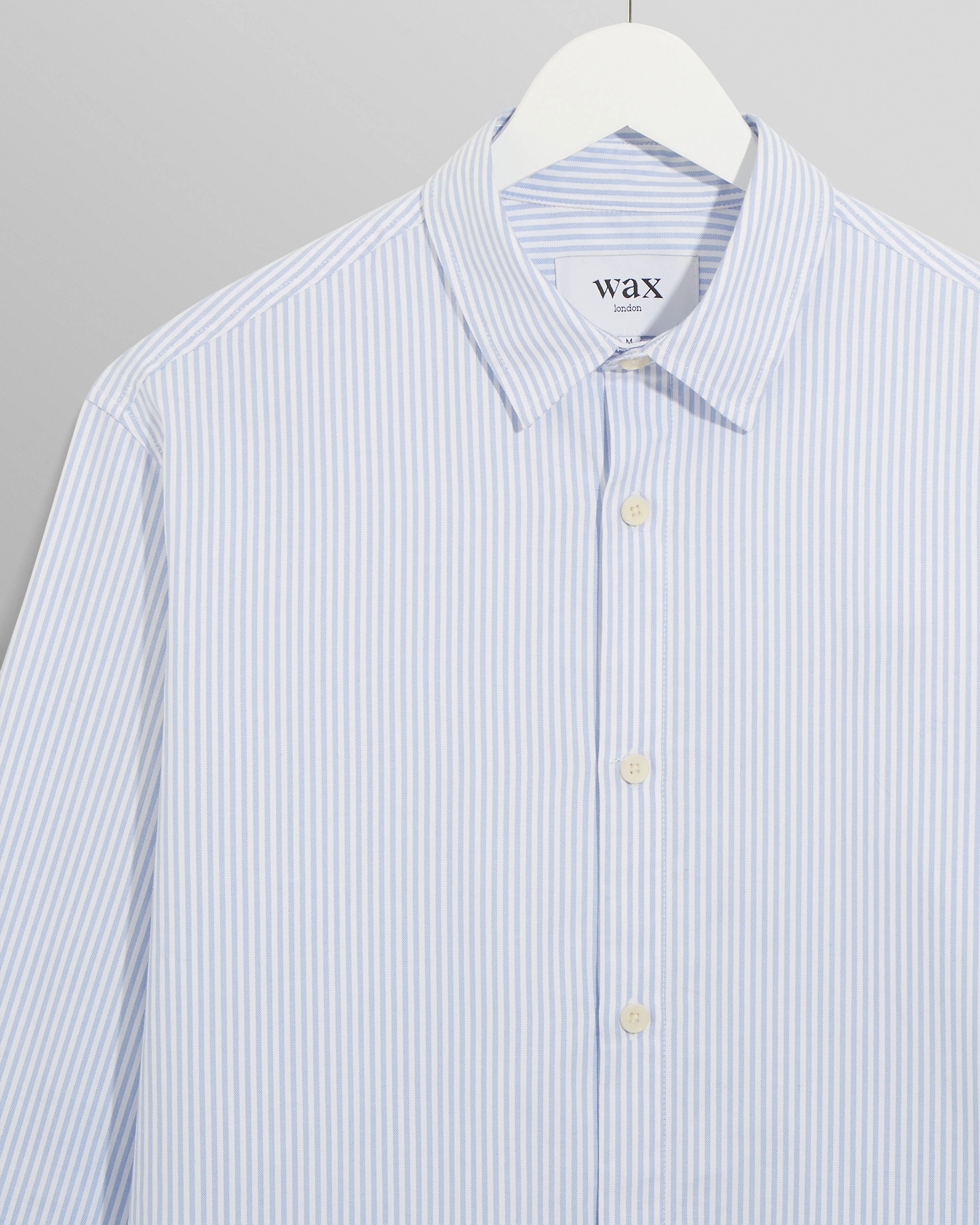 Trin Shirt Oxford Stripe sold by Wax London product image thumbnail 5