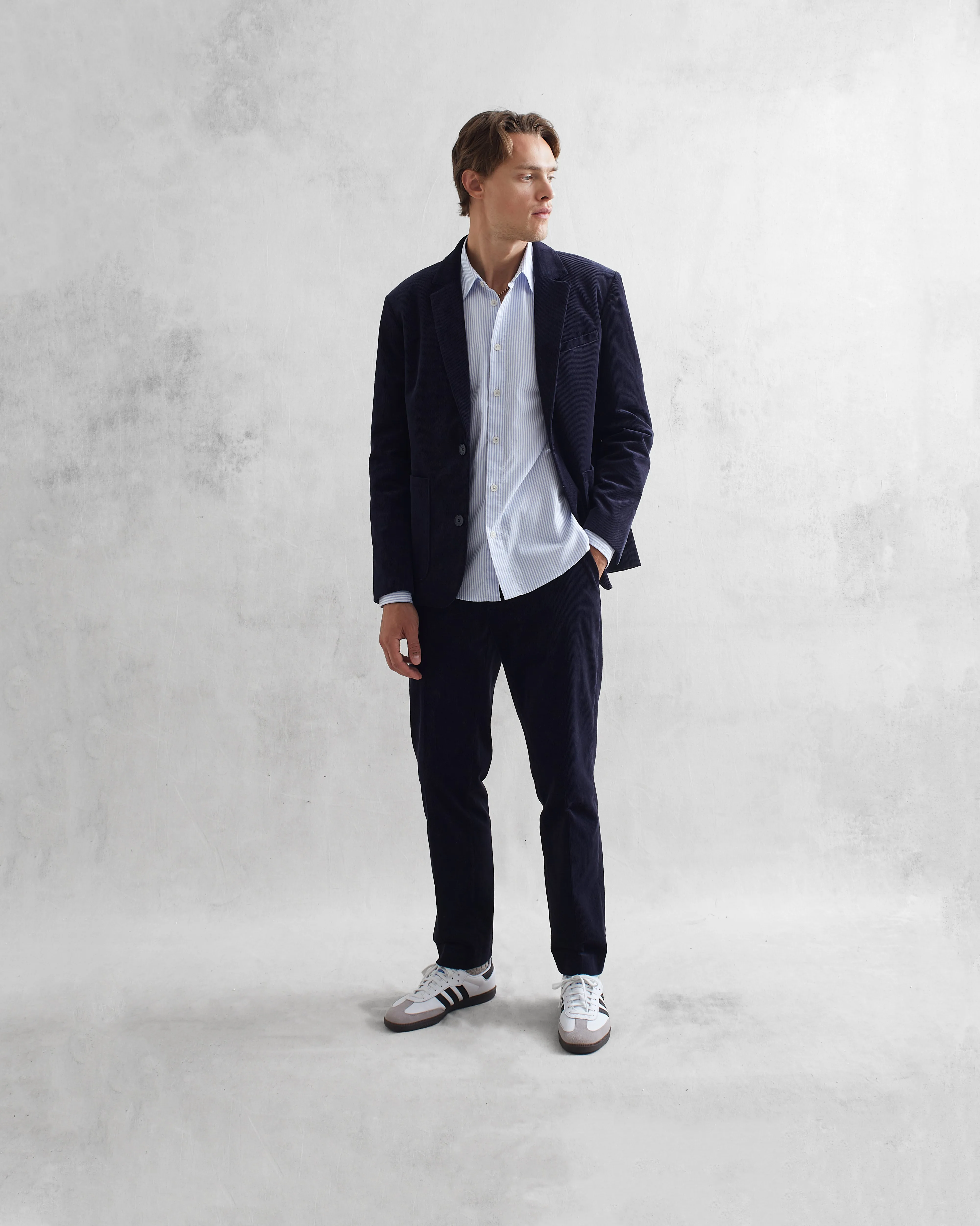 Trin Shirt Oxford Stripe sold by Wax London product image thumbnail 4