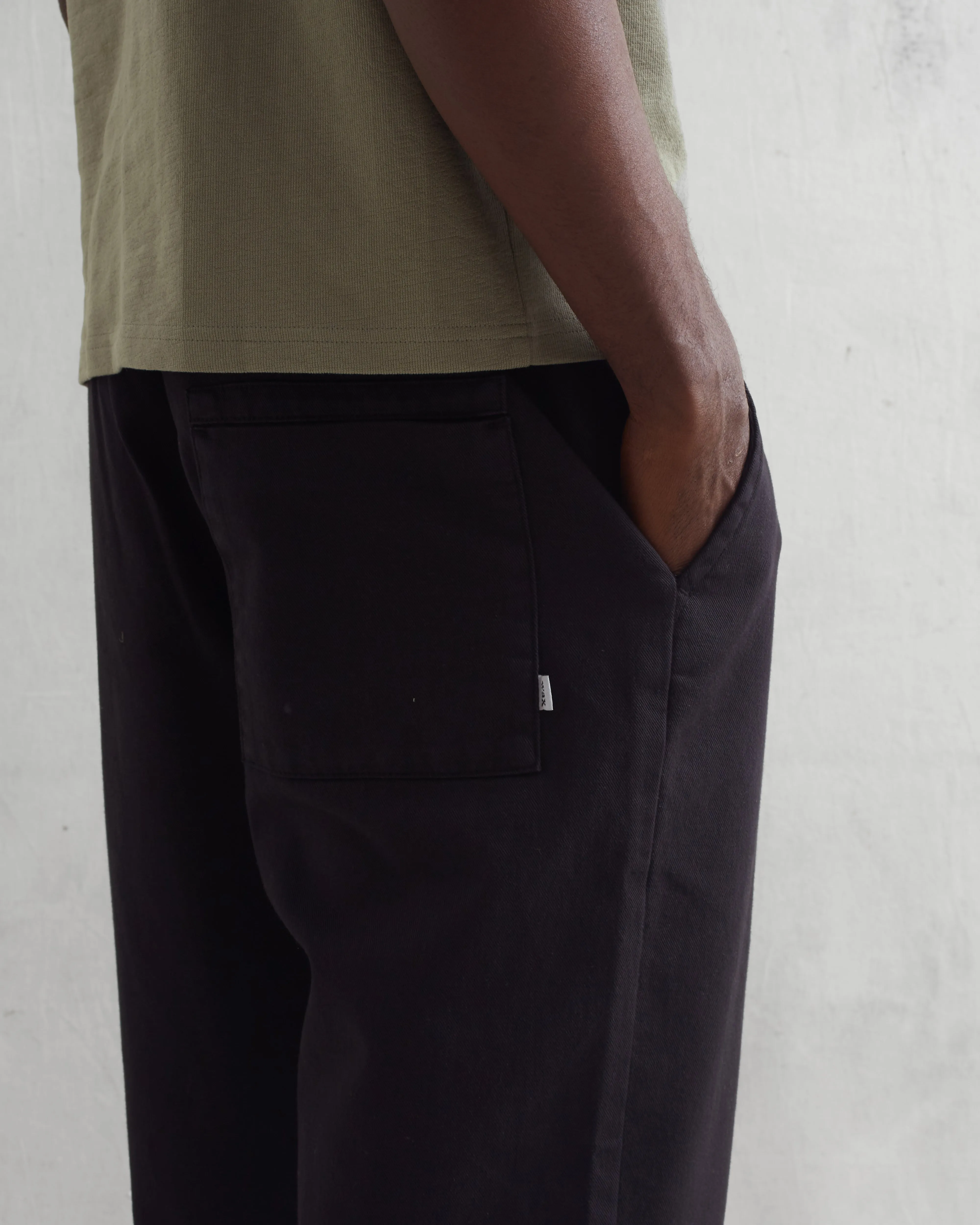 Dean - Green Textured Organic Cotton T-Shirt sold by Wax London product image thumbnail 4