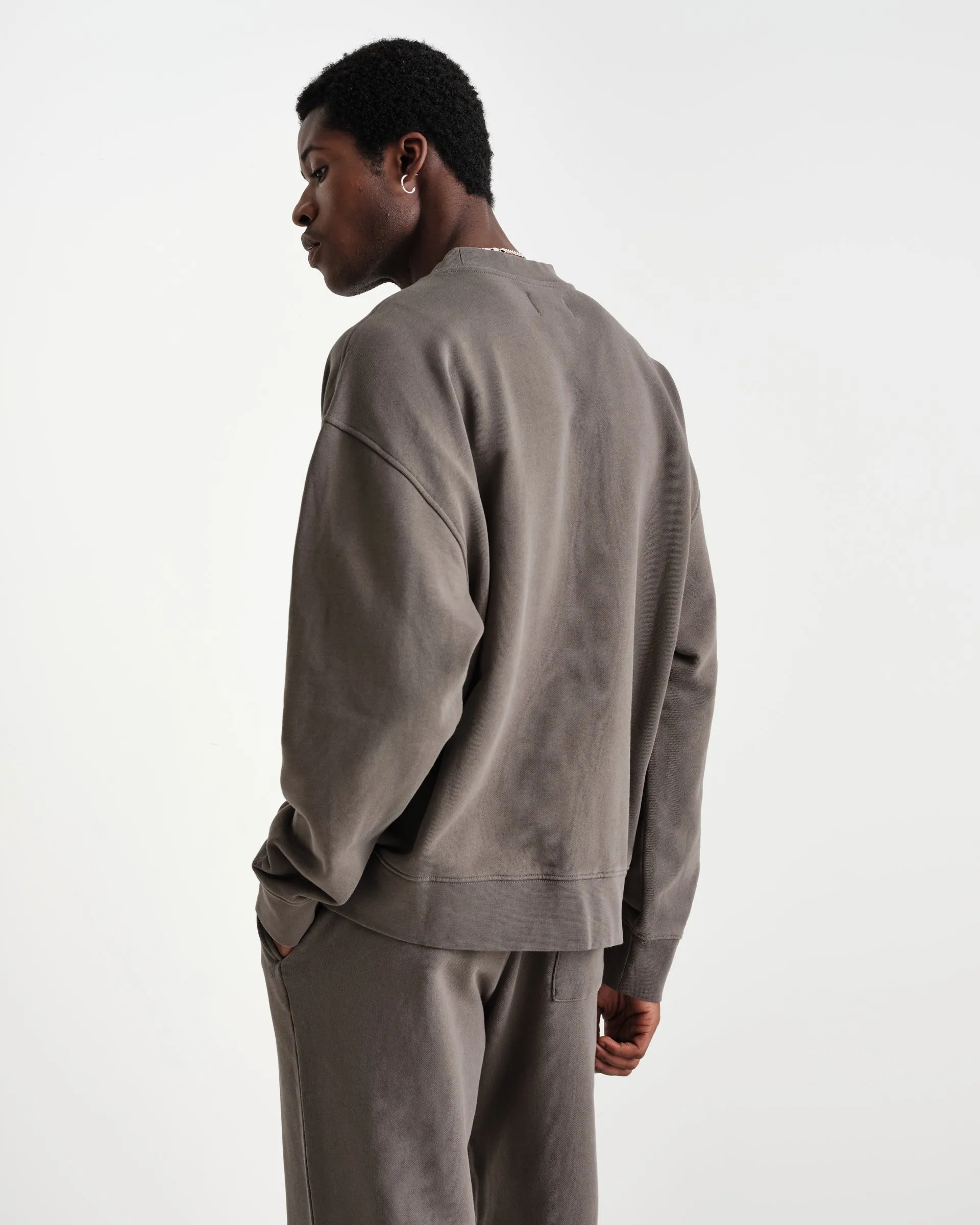 Zen - Charcoal Oversized Organic Cotton Sweat sold by Wax London product image thumbnail 5