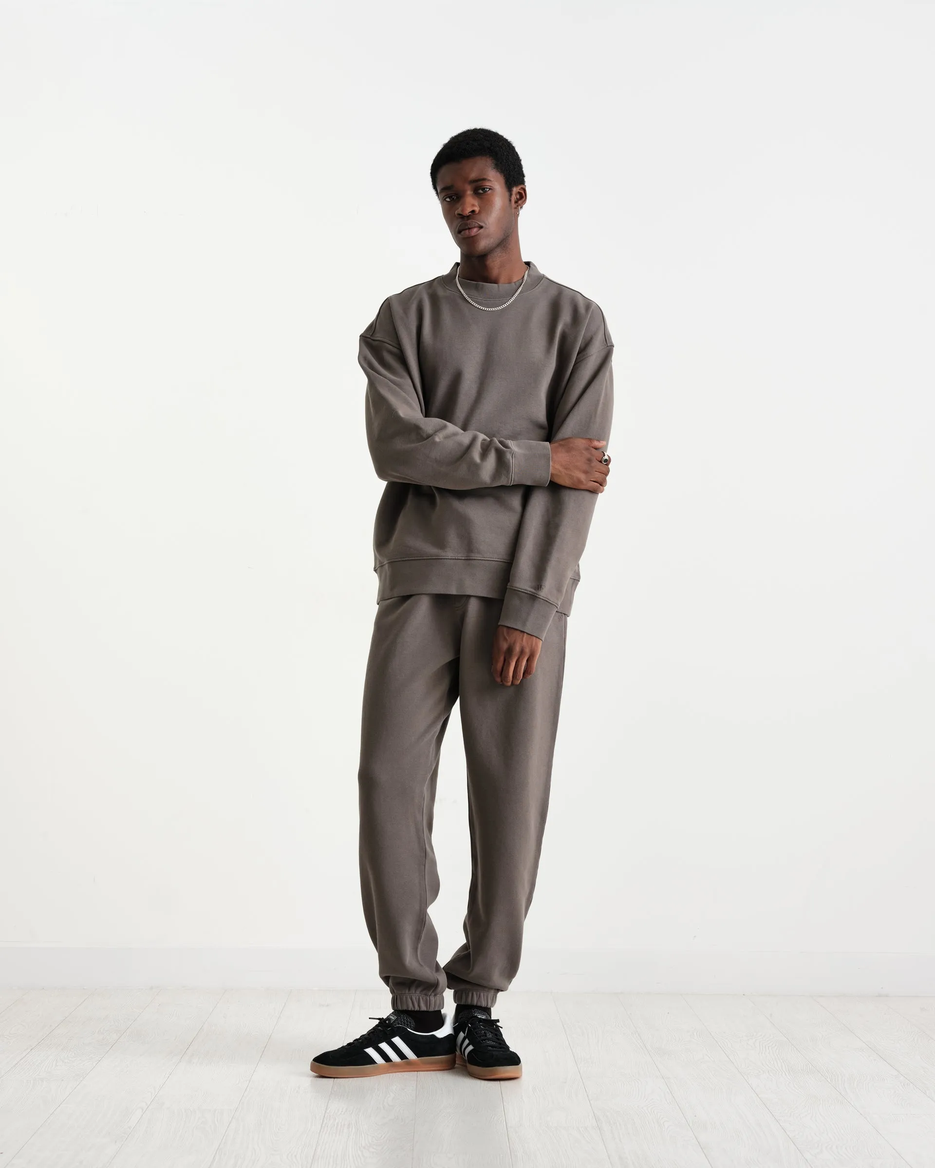 Zen - Charcoal Oversized Organic Cotton Sweat sold by Wax London product image thumbnail 4