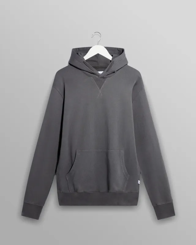 Buxton - Charcoal Organic Cotton Hoodie made by Wax London