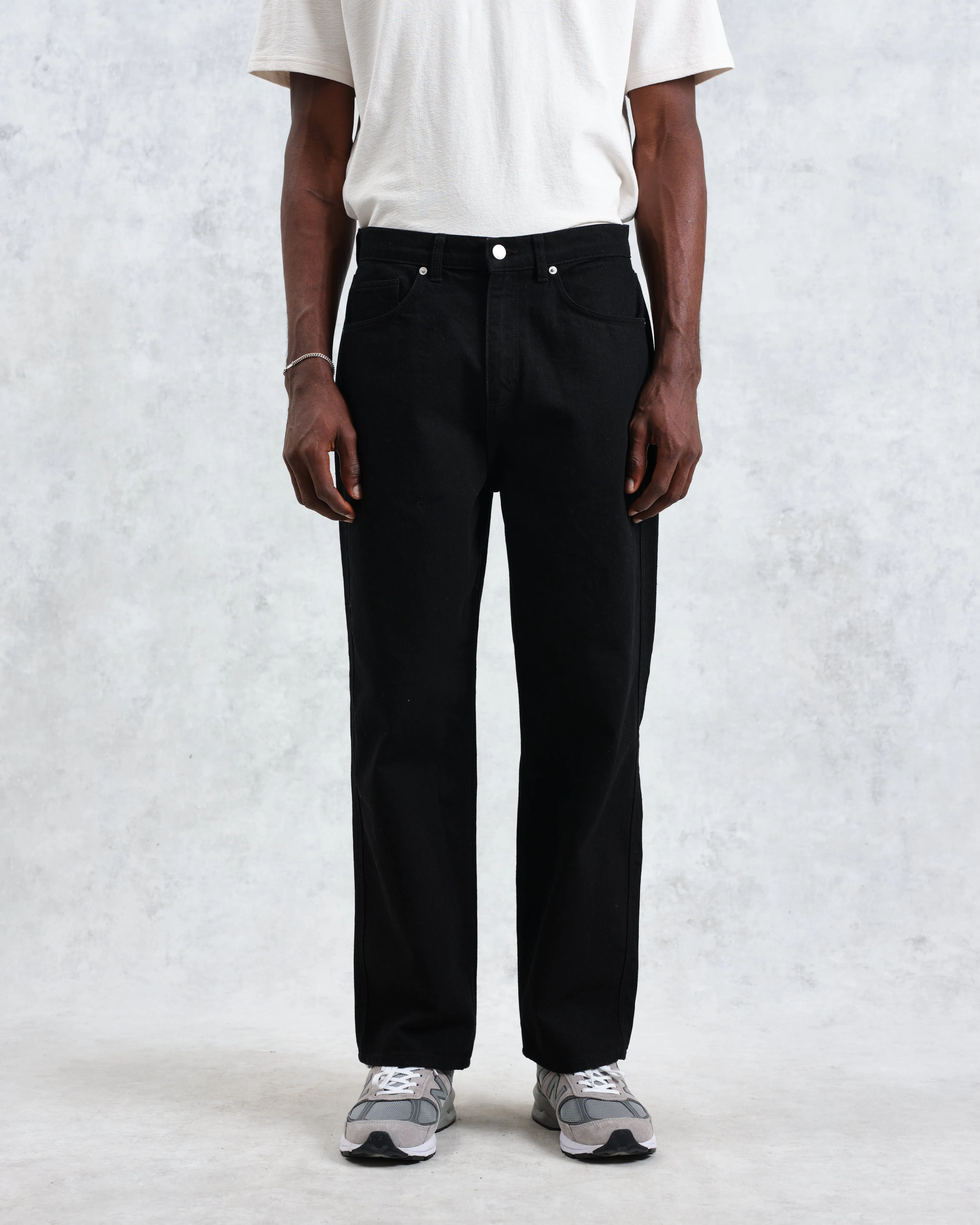 Felix - Black Loose Fit Denim Jeans sold by Wax London product image thumbnail 2