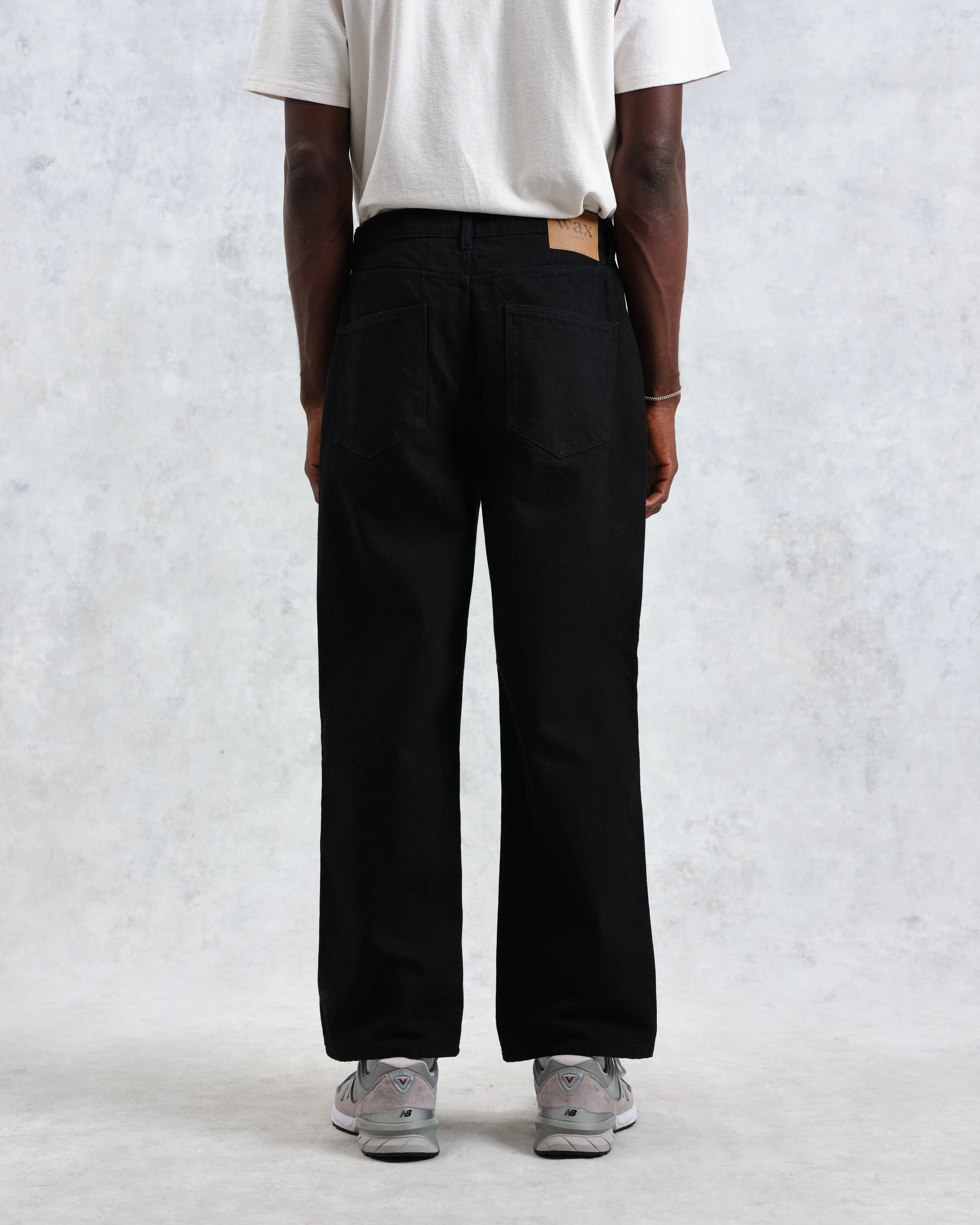 Felix - Black Loose Fit Denim Jeans sold by Wax London product image thumbnail 5