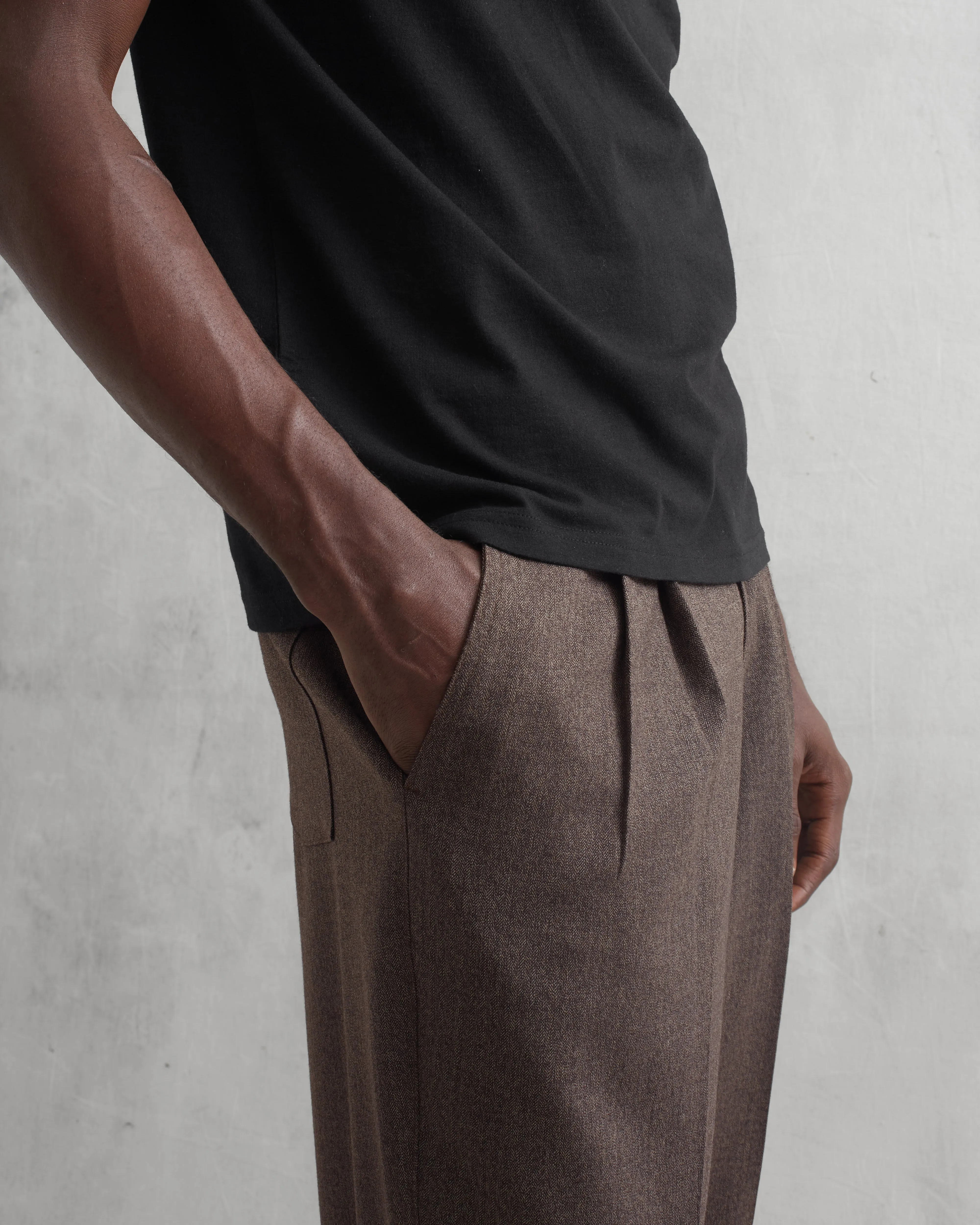 Reid - Black Organic Cotton T-Shirt sold by Wax London product image thumbnail 4