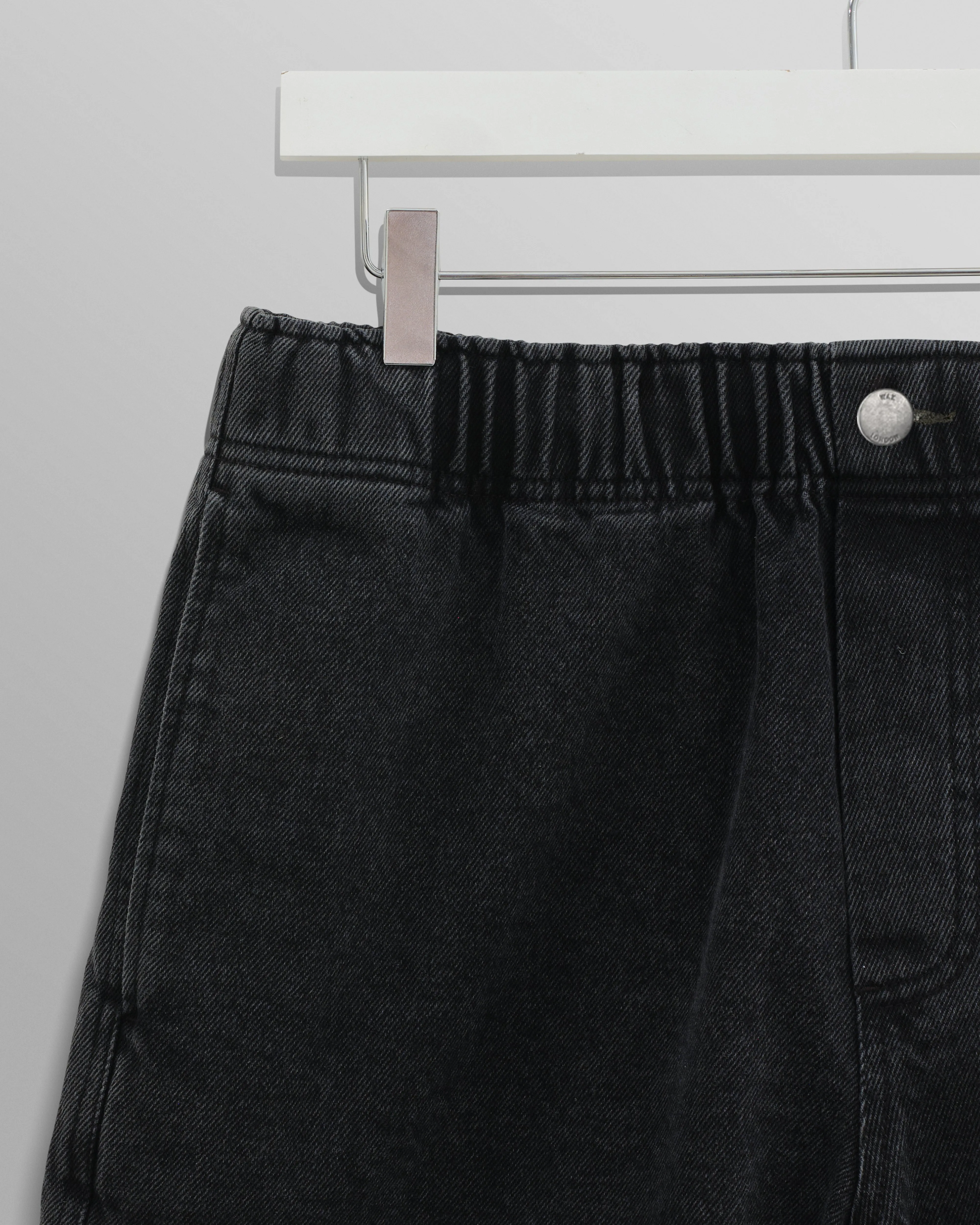 Cedar Shorts Black Denim sold by Wax London product image thumbnail 5