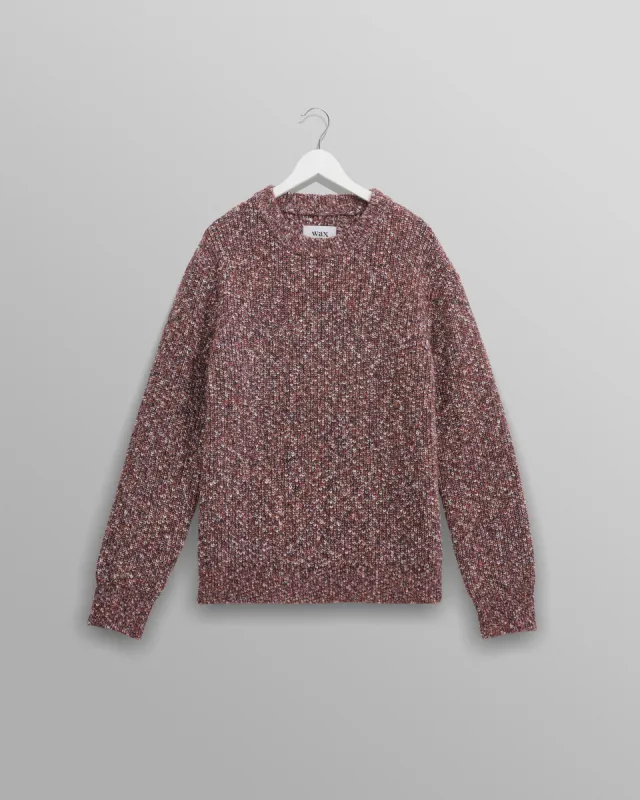 Wilde - Multicolour Twisted Rib Jumper sold by Wax London