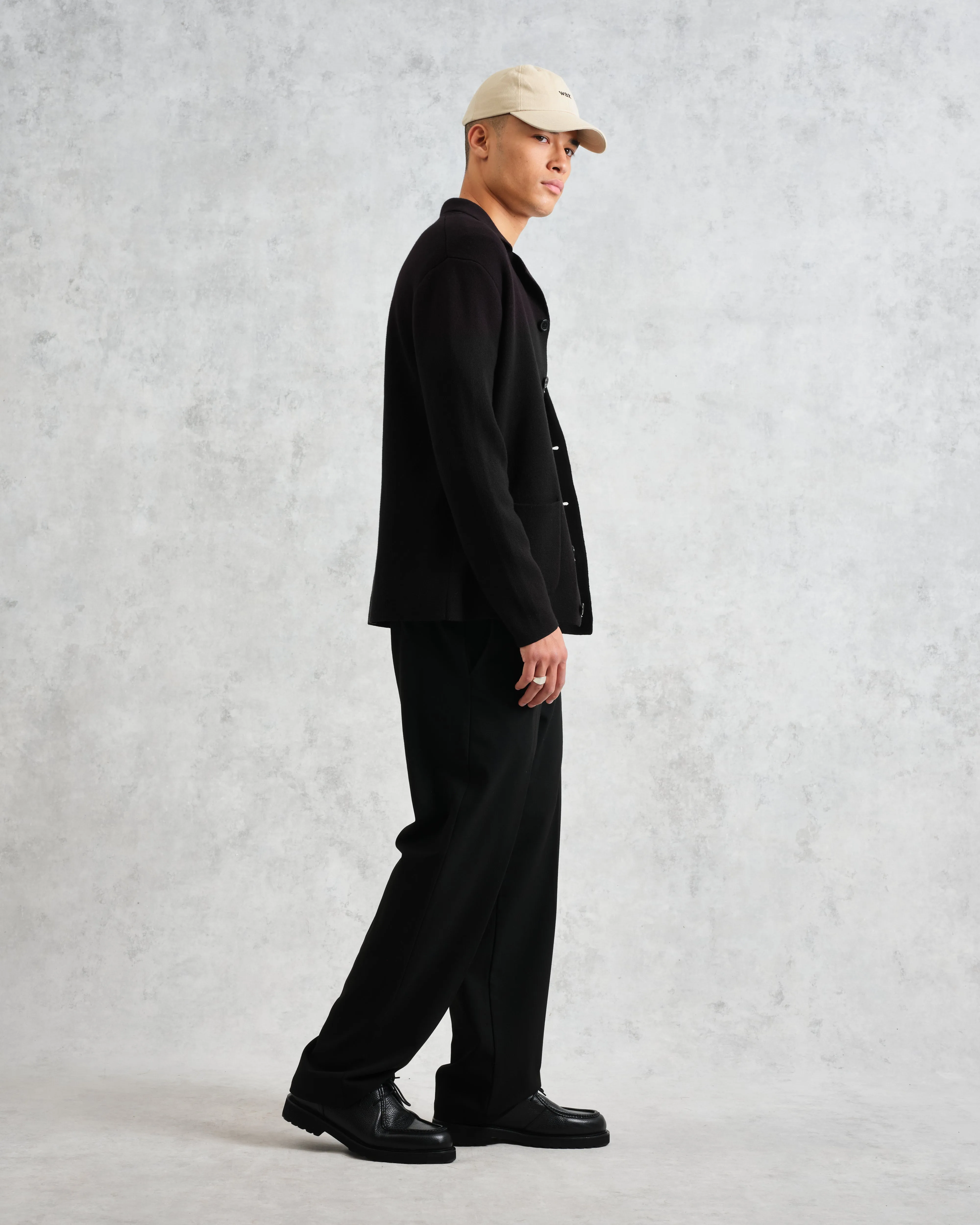 Wightman - Black Milano Cardigan sold by Wax London product image thumbnail 5
