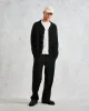 Wightman - Black Milano Cardigan sold by Wax London
