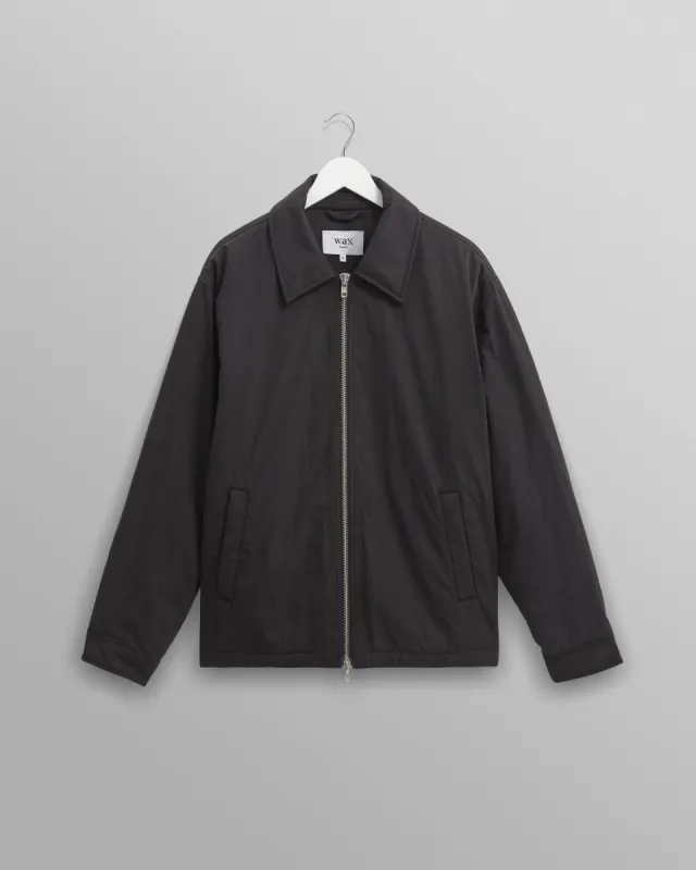 Covent - Black Cotton And Nylon Water Repellent Jacket made by Wax London
